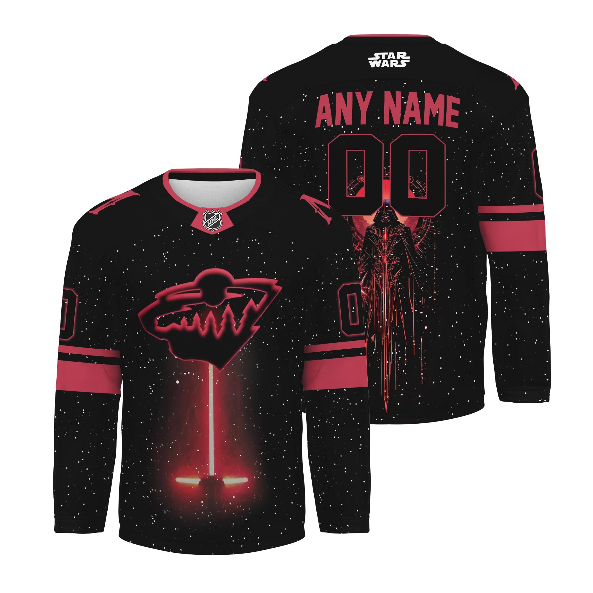 Personalized Minnesota Wild Star Wa.rs 2025 Hockey Shirt Unisex All Printed