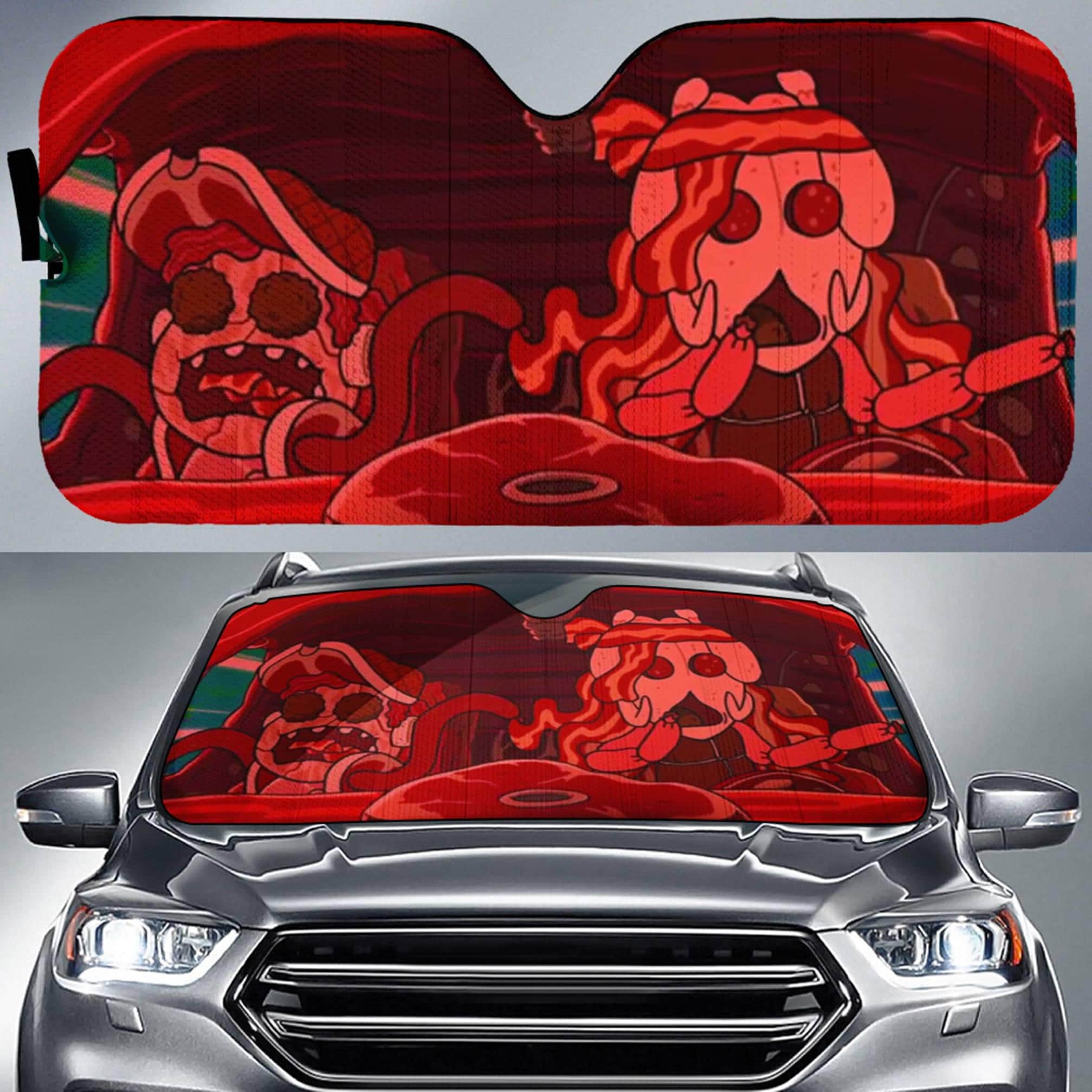 Dipper And Mabel Car Accessories, Gravity Falls Car Windshield, Gravity Falls Dipper Pines And Mabel Pines Car Sun Shade