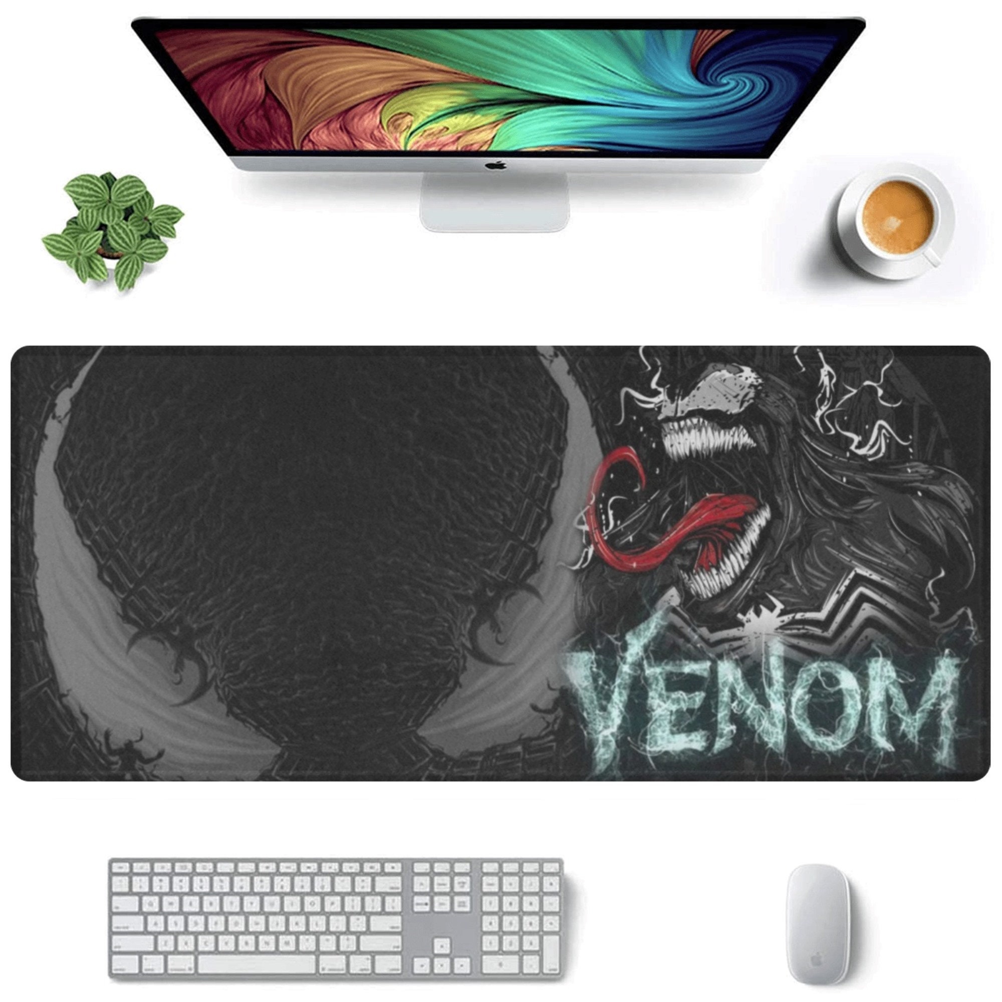 Venom Desk Mat Suitable for Gamers, Content Creators, and Others