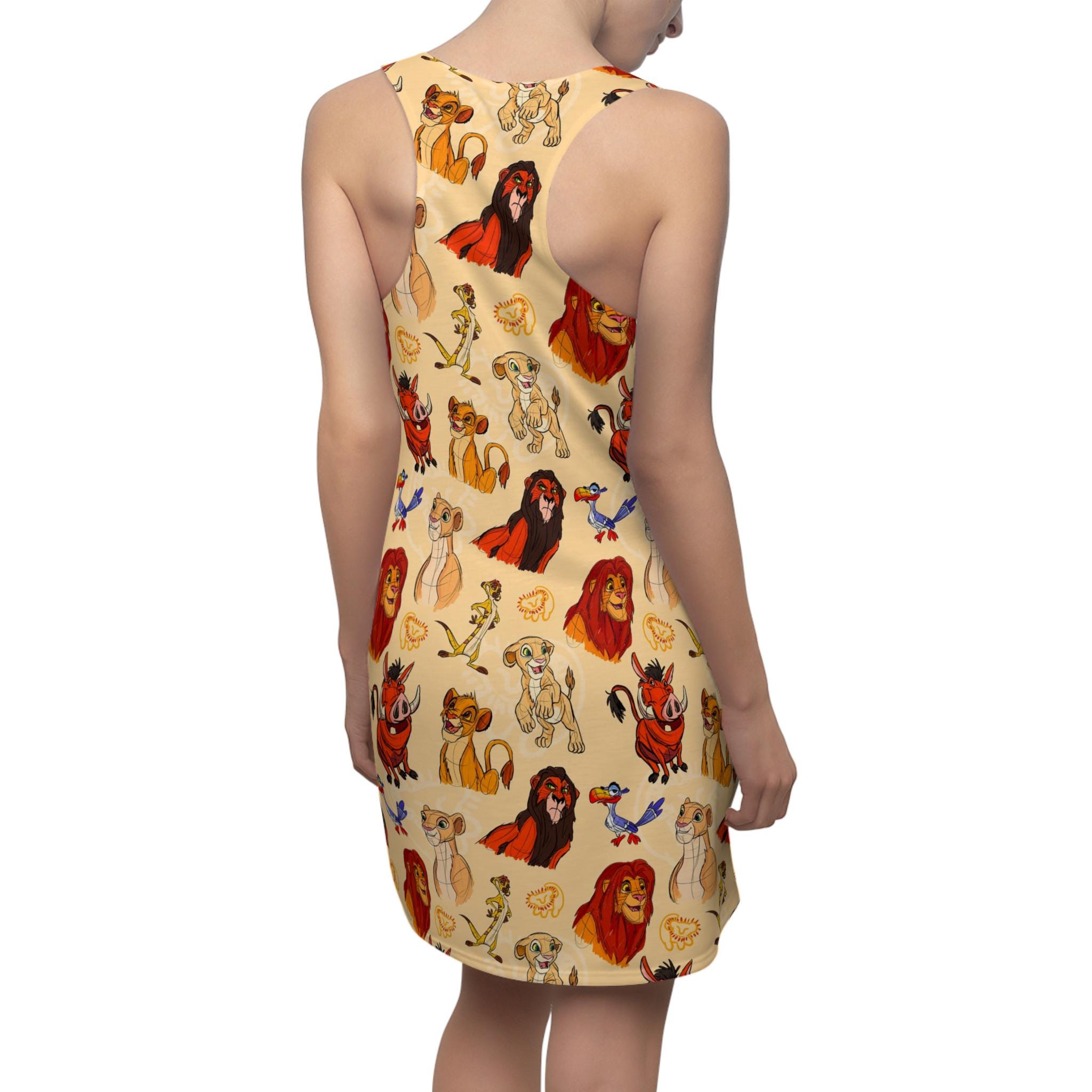 Lion King Friends Women's Racerback Dress