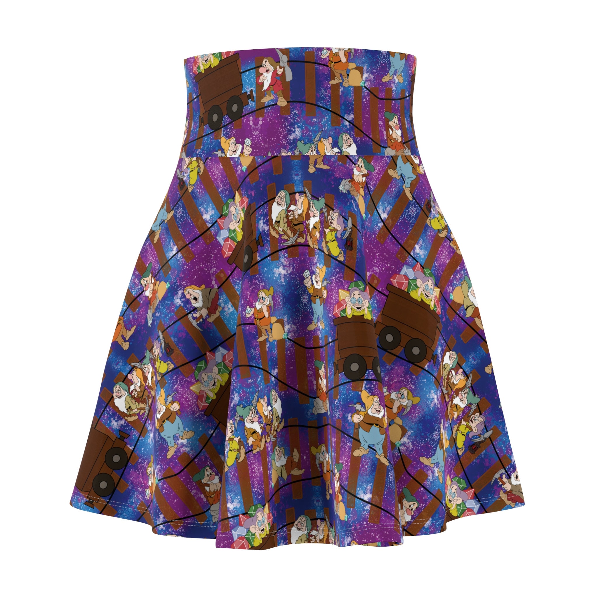 Seven Dwarfs Mine Train Women's Skater Skirt