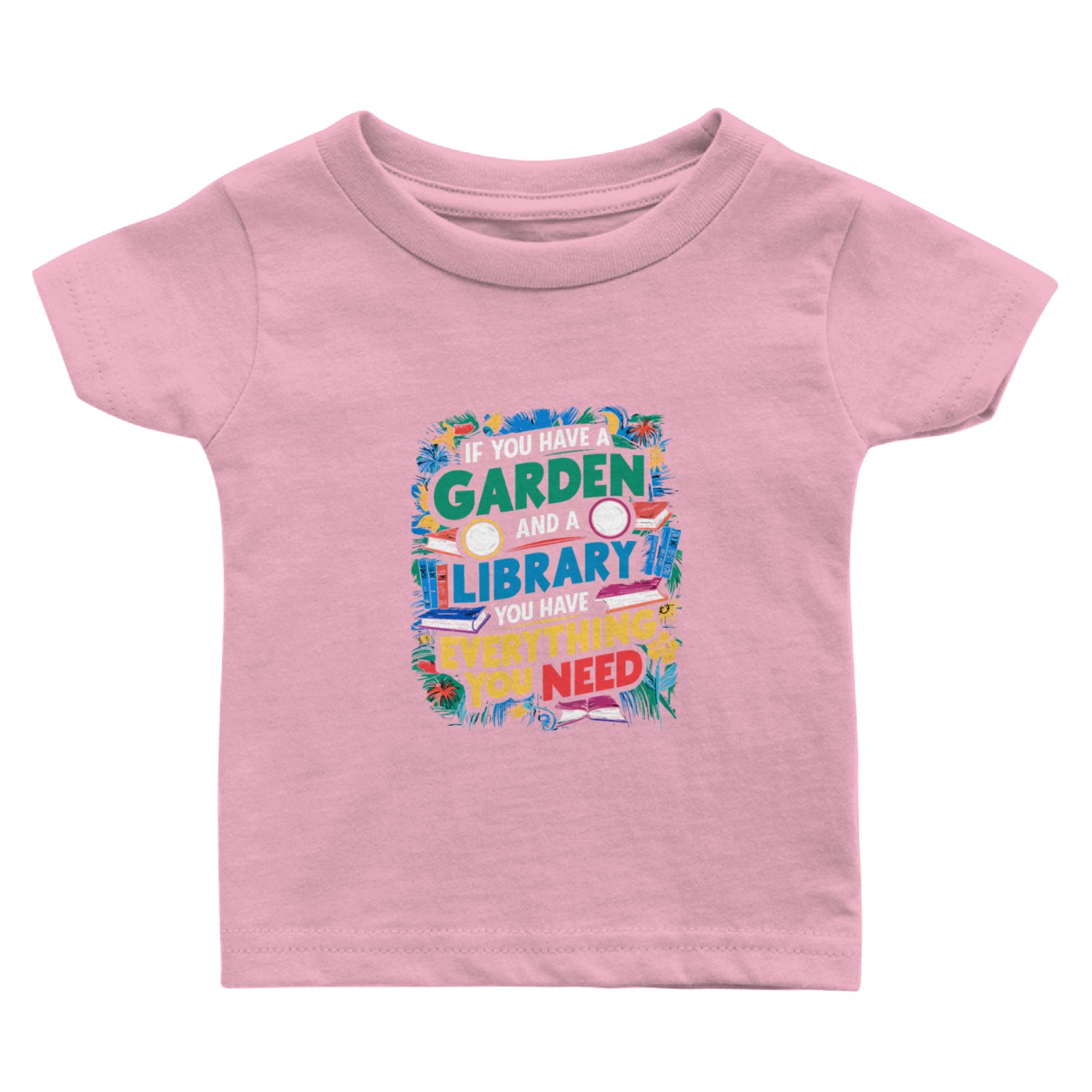 Reading & Gardening - Cozy Life Quote Baby T Shirts