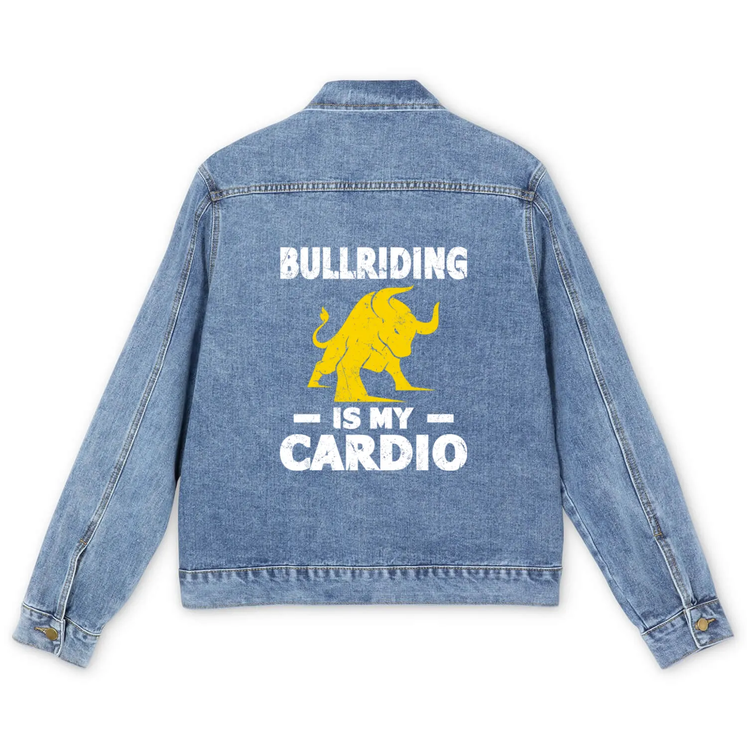 Rodeo Clown | Rodeo Cowboy Western Profession Men's Denim Jackets
