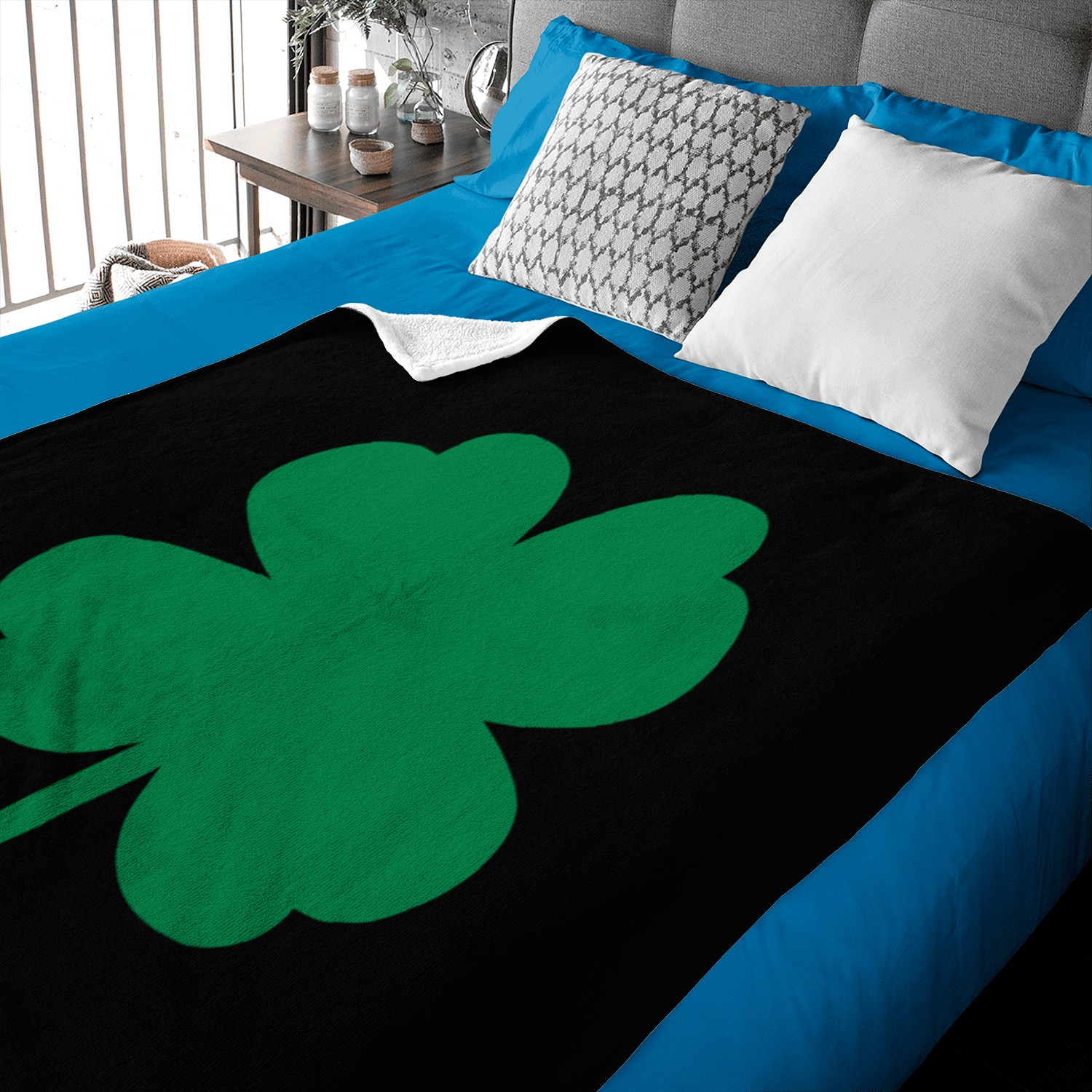 Four Leaf Clover Baby Blankets