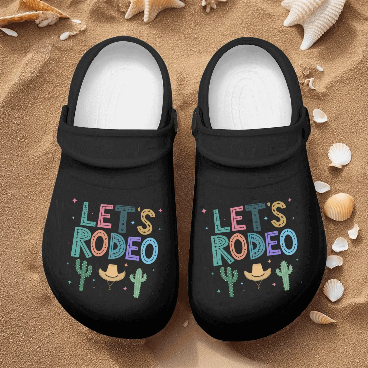 Cute Rodeo Horse Riding Cowboy Cowgirl Nurse Clogs