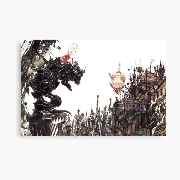Yoshitaka Amano - Final Fantasy VI Artwork Canvas