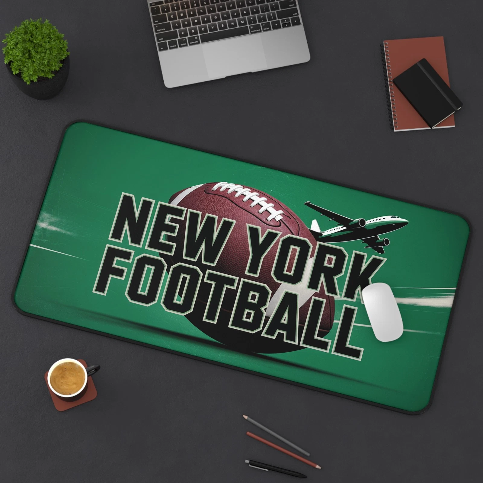 New York Football High Def Print Non Slip Desk Mat Office Home football