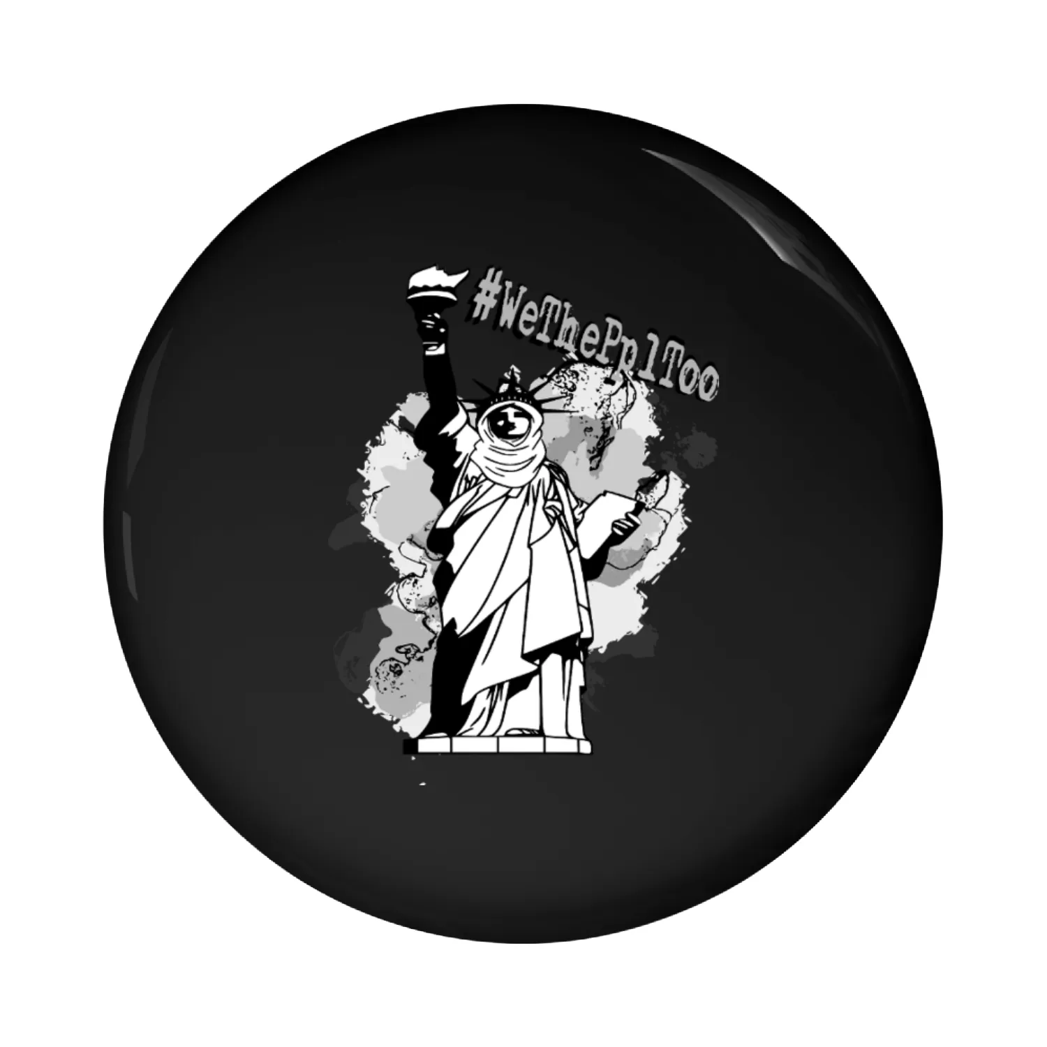#WeThePeopleToo - Muslim Representation Pin Buttons
