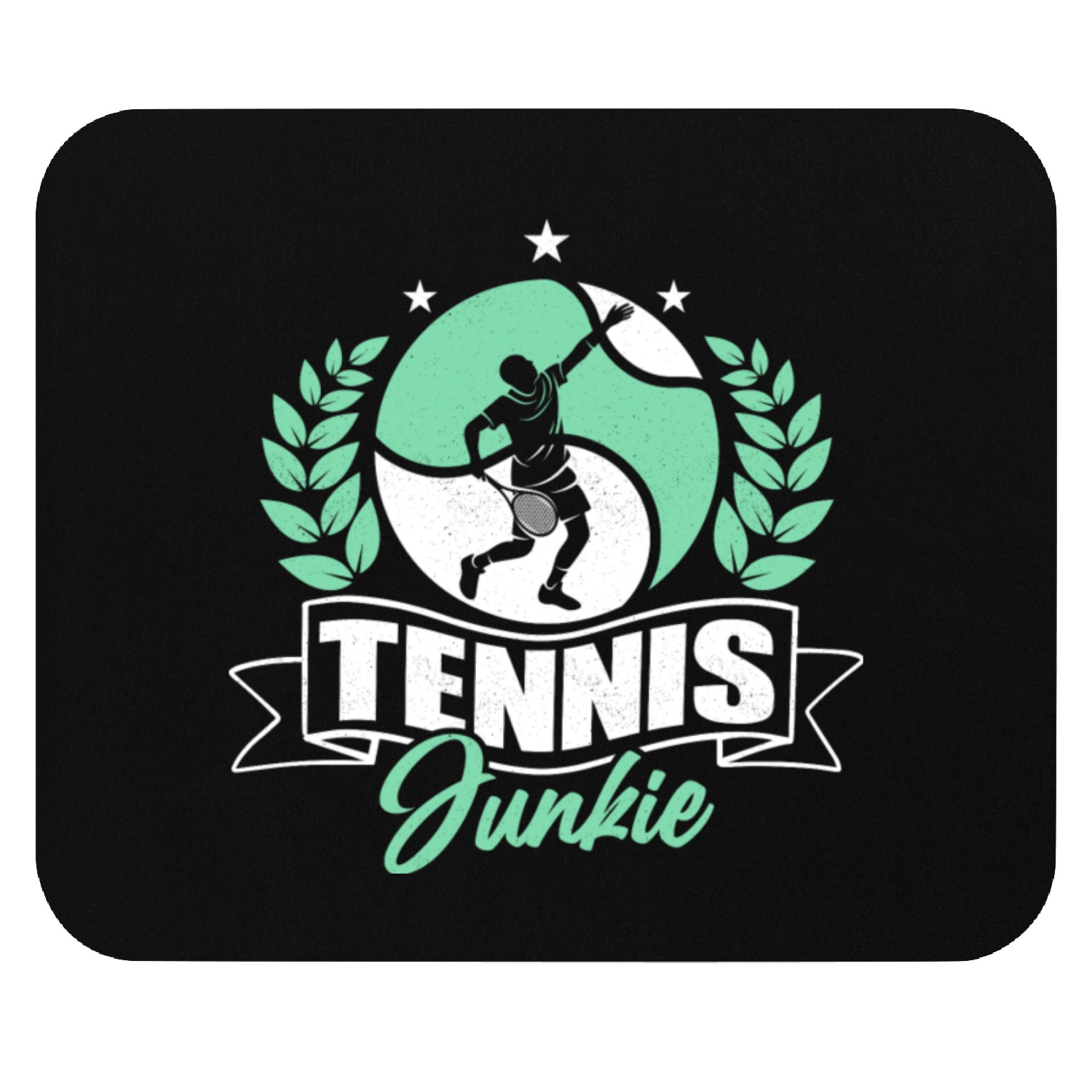 Tennis Junkie Player Racket Sport Mouse Pads