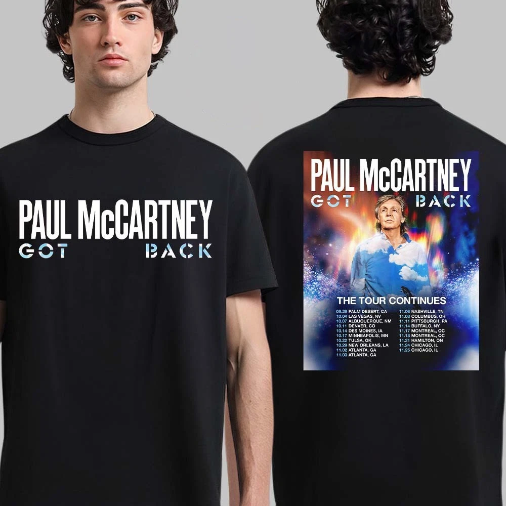 P mccartney Got Back The Tour Continues North American Stadium 2025 Shirt