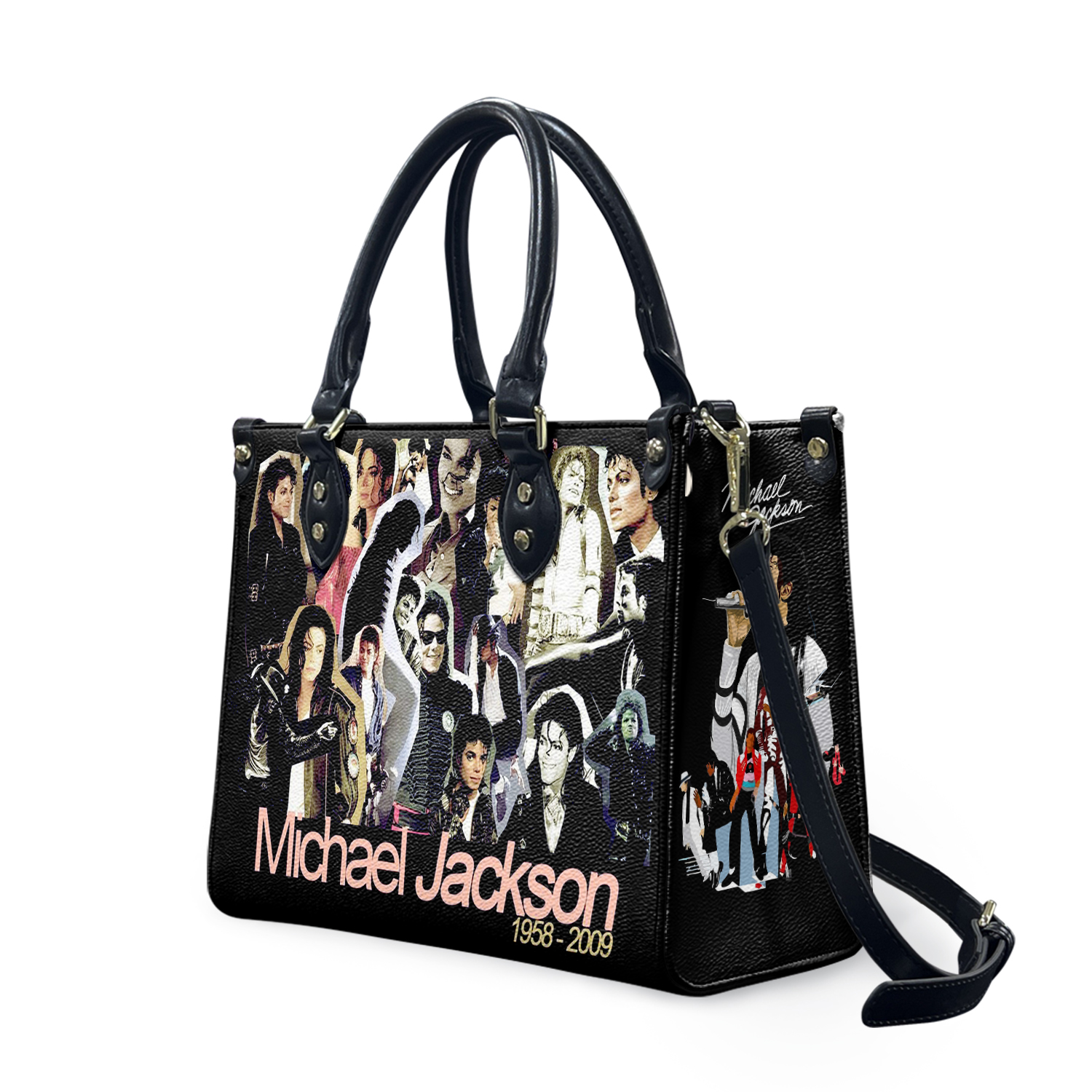 Michael Jackson Leather Handbag
