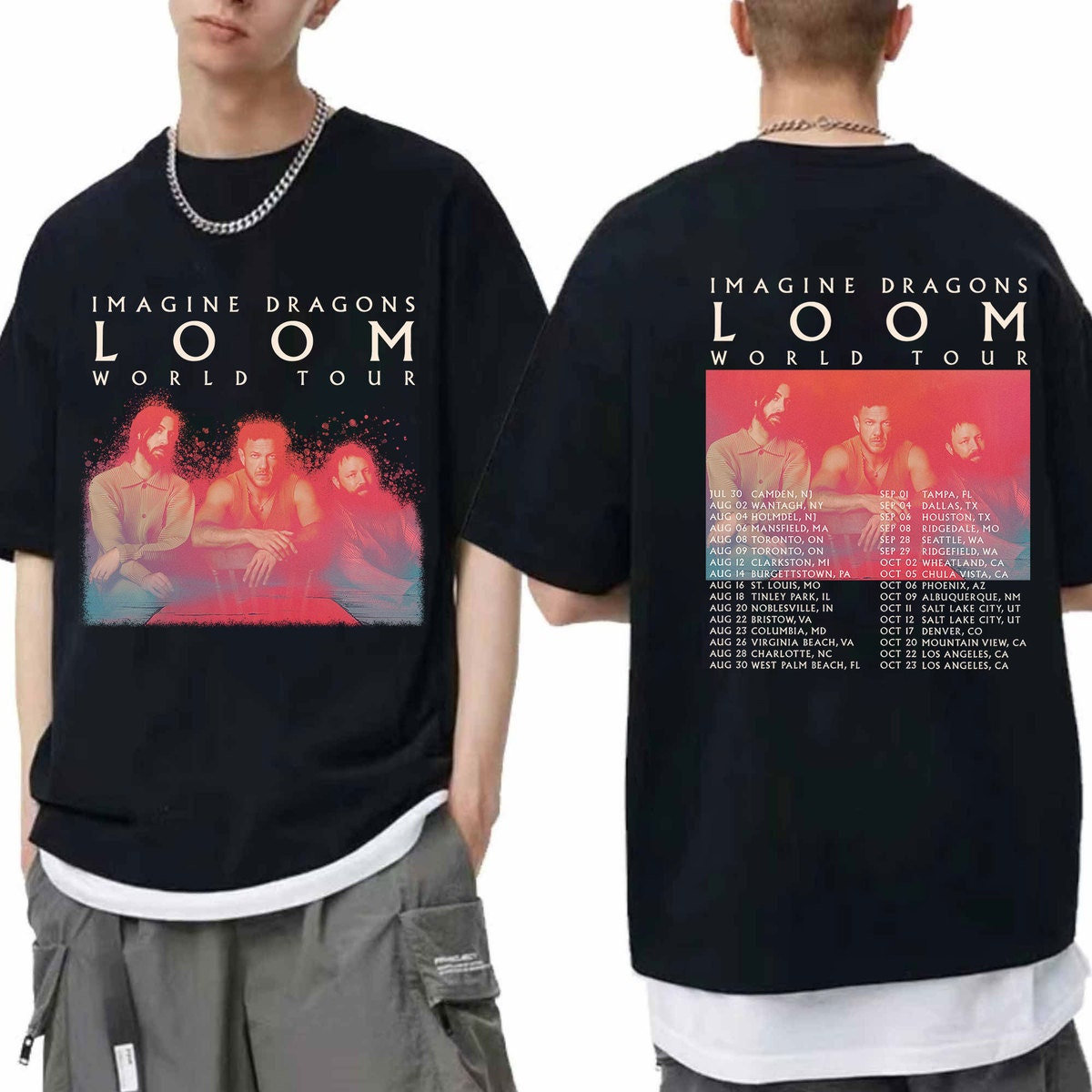 Imagine Dragons Loom World Tour 2024 Shirt, Imagine Dragons 2024 Concert Shirt