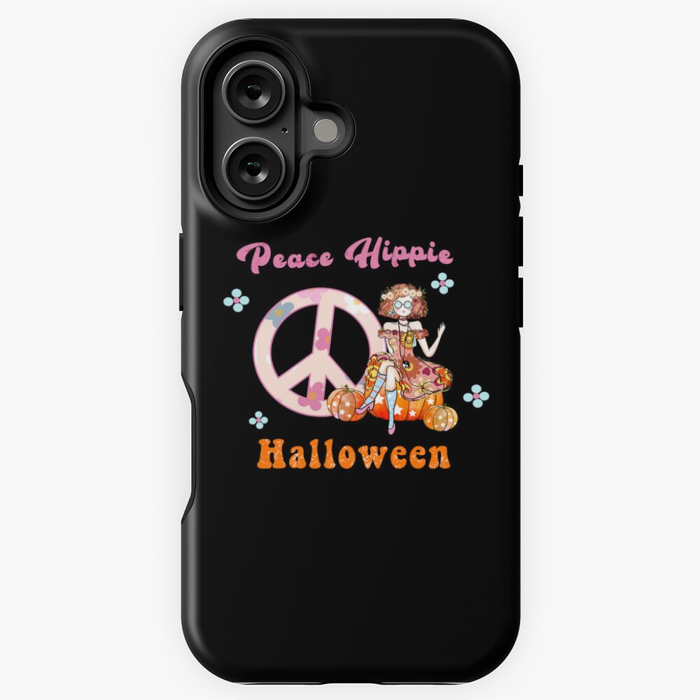 Peace Hippie Halloween Sublimation iPhone Case
