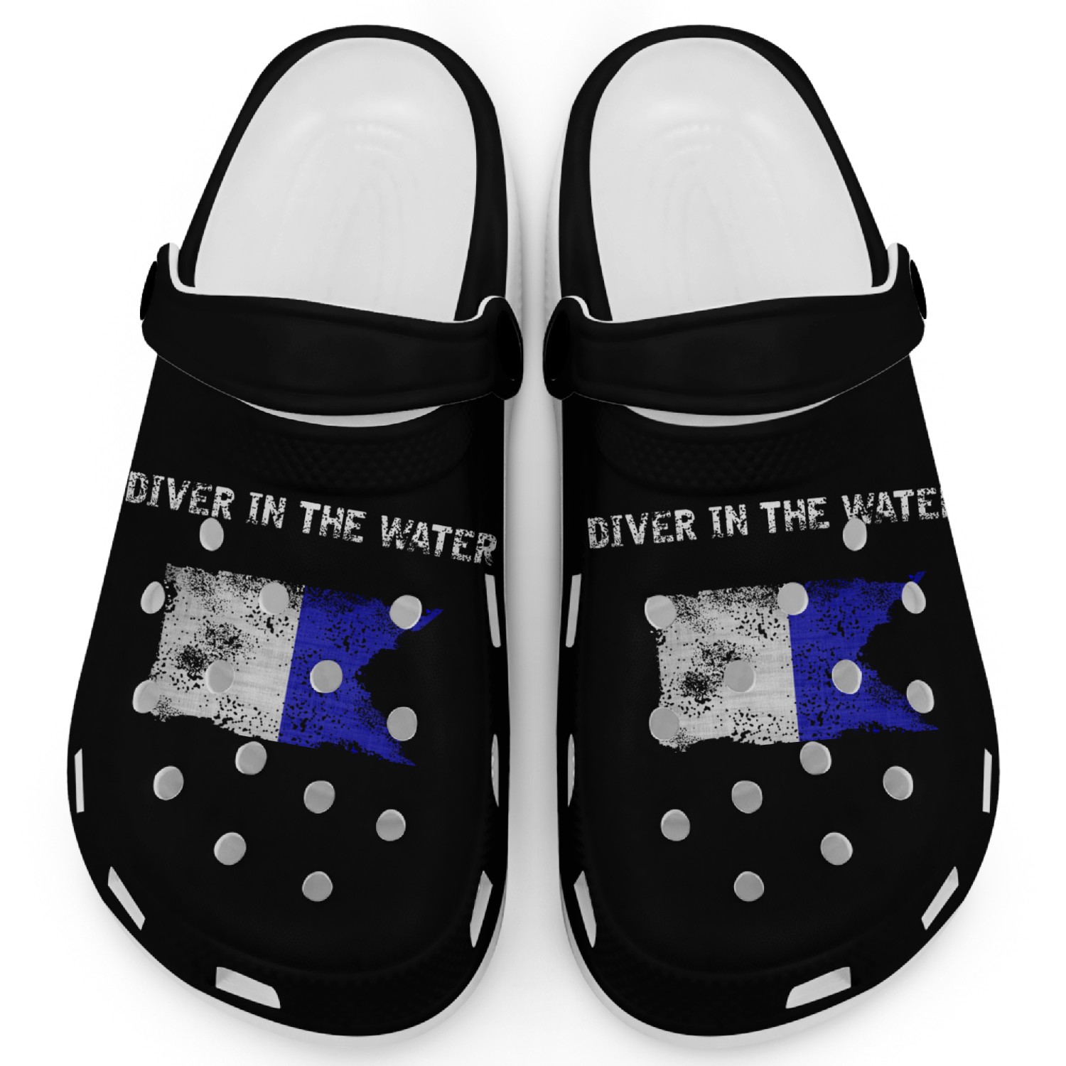 Diver in the Water Clogs