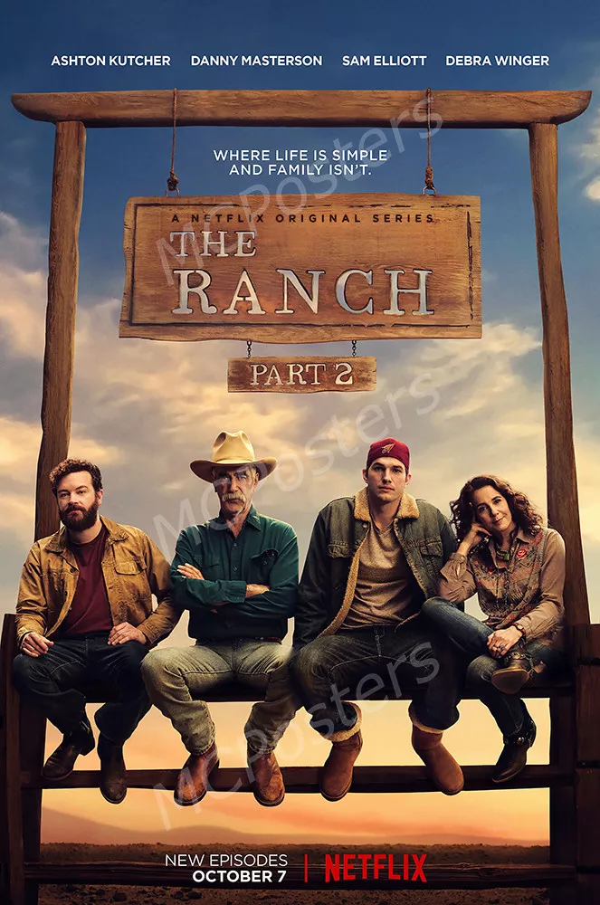 The Ranch TV Show Series Premium Vertical Poster