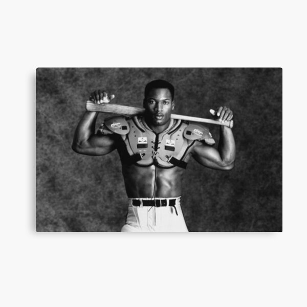 Bo Jackson Art Print - Two Sport Dominance Canvas