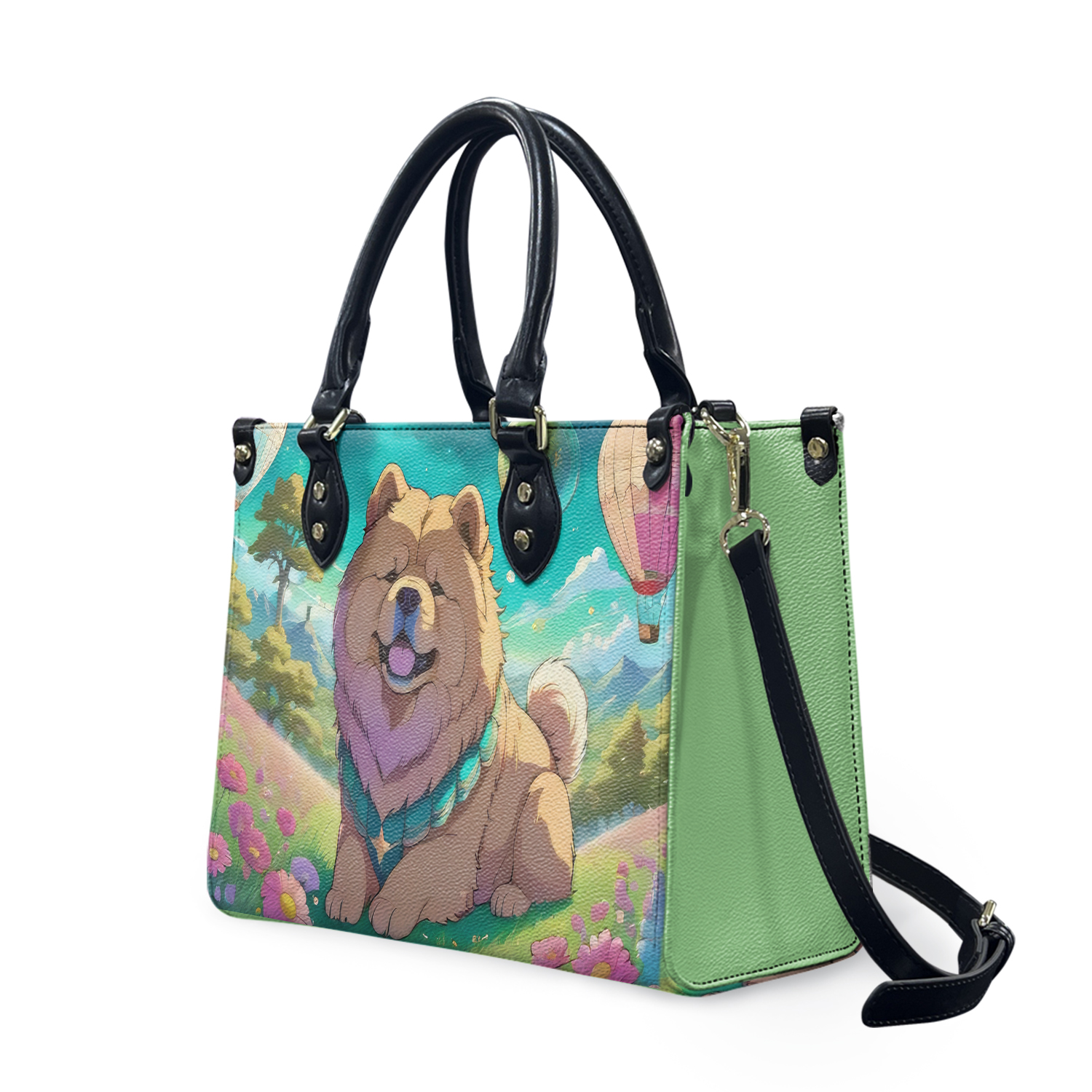 Chow Chow Dog Leather Bags, Dog Lover Gift