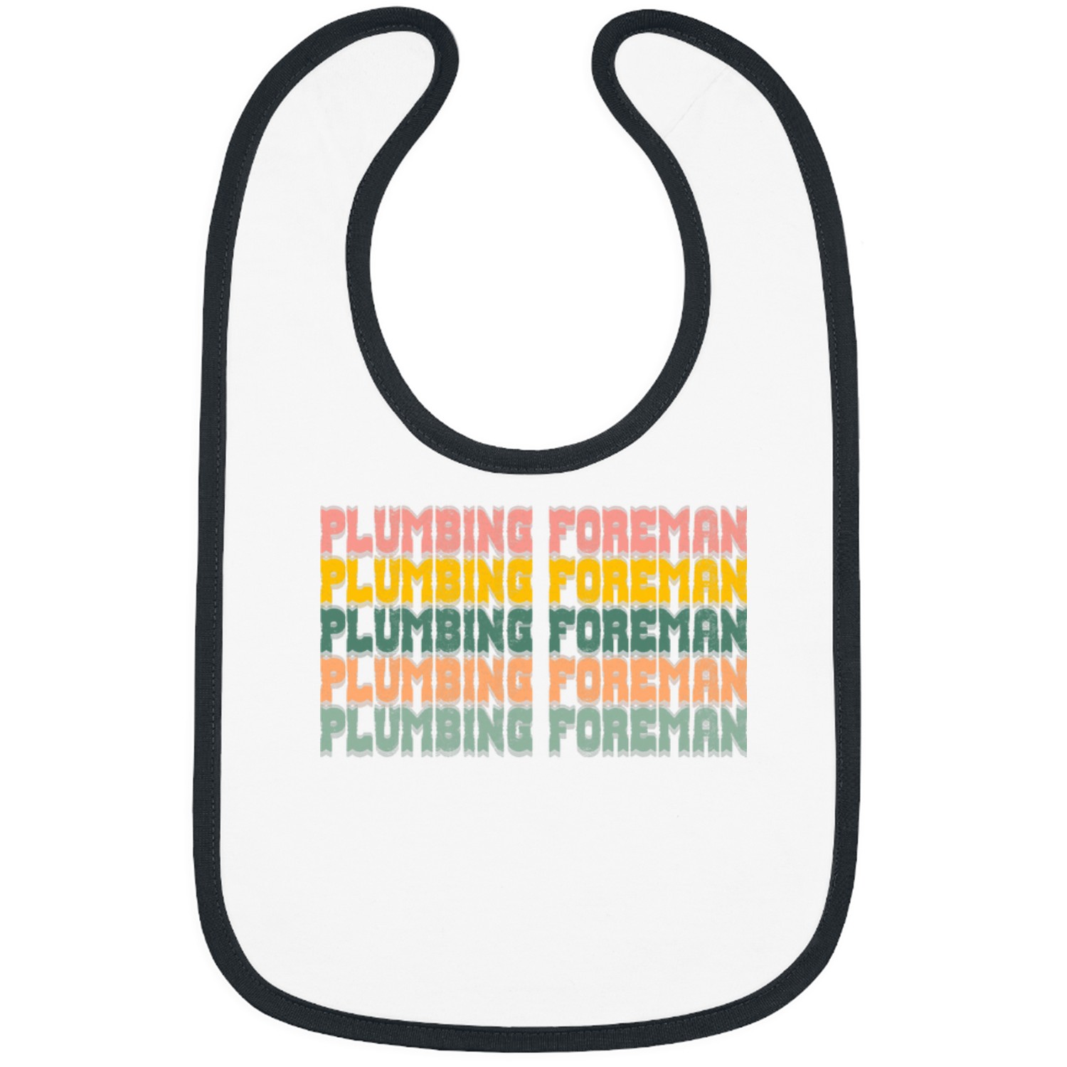 Plumbers Job vintages Job Title Plumbing Foreman Bibs