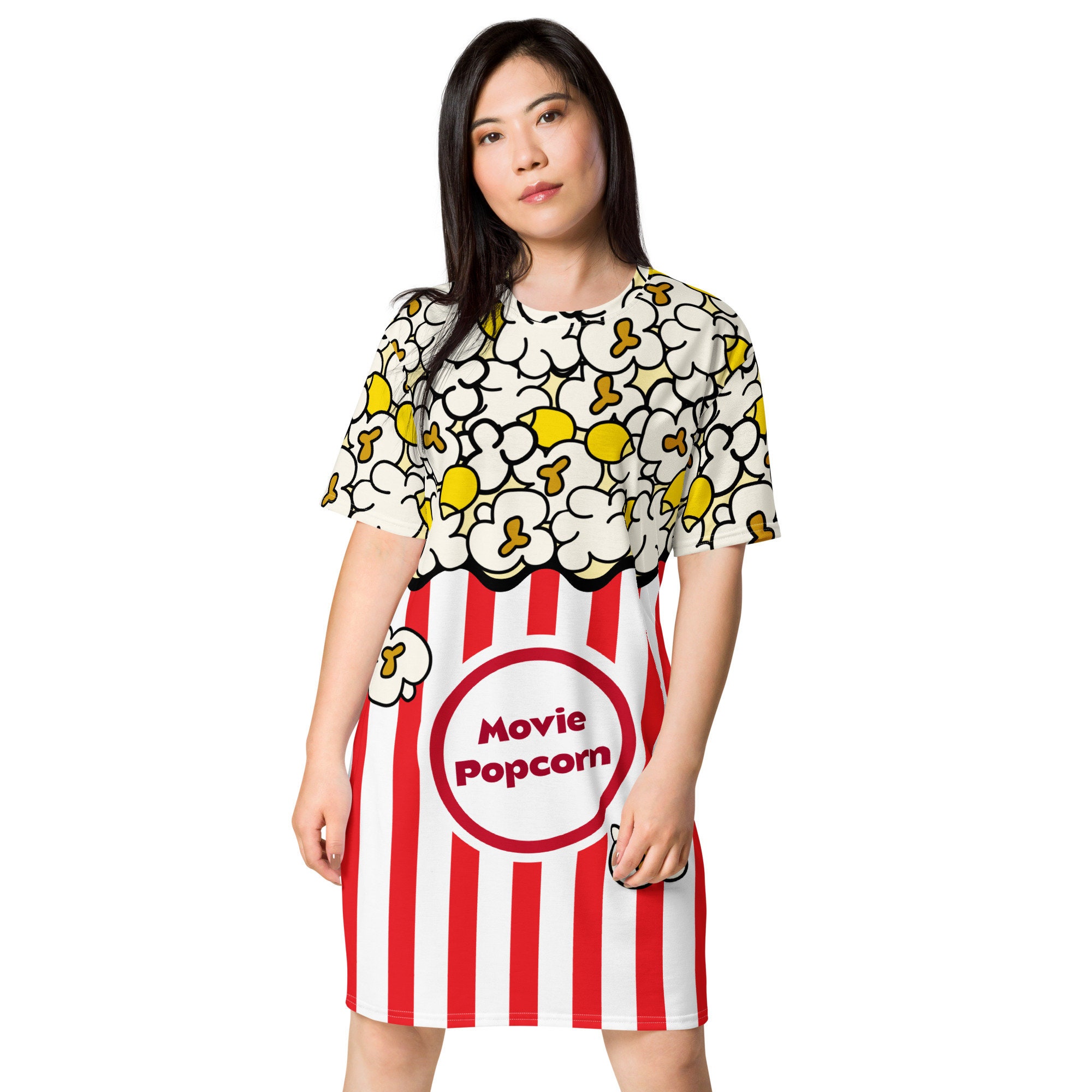 Popcorn costume outfit, movie night, birthday party, Halloween costume