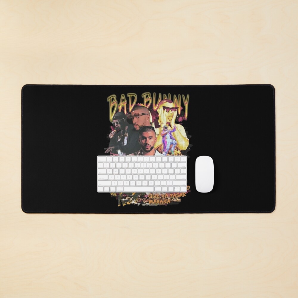 Bad Bunny Trap Bunny Era Desk Mats, Game Accessories for Men, Women, Trending Accessories