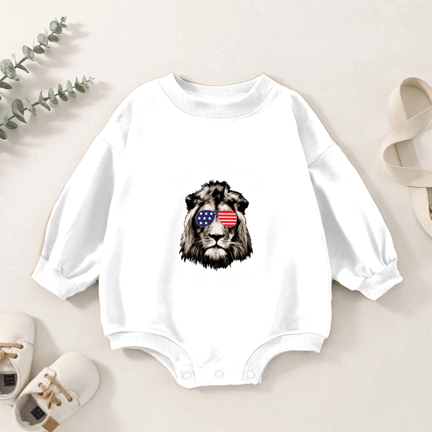 No Sheep In My Circle Baby Romper Sweatshirts