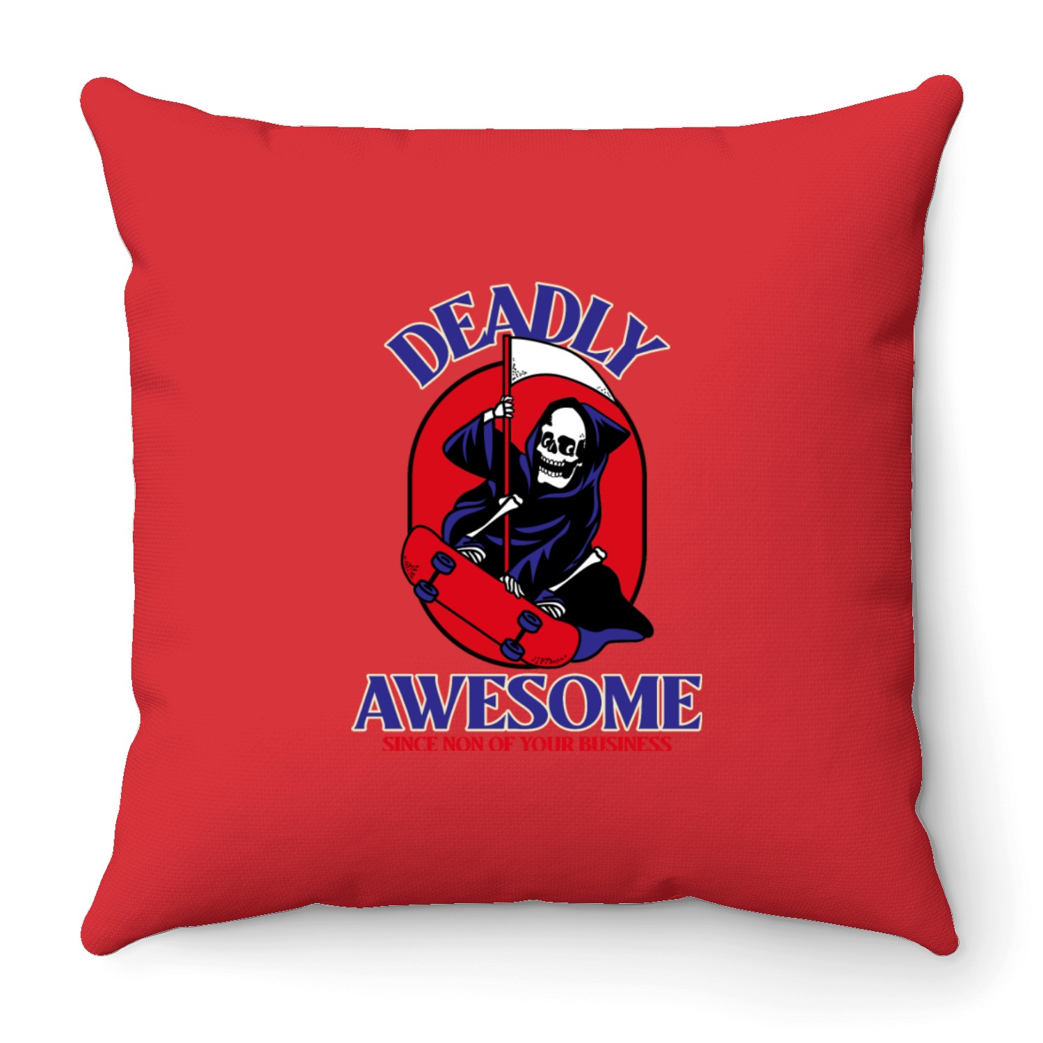 Deadly Awesome Throw Pillows