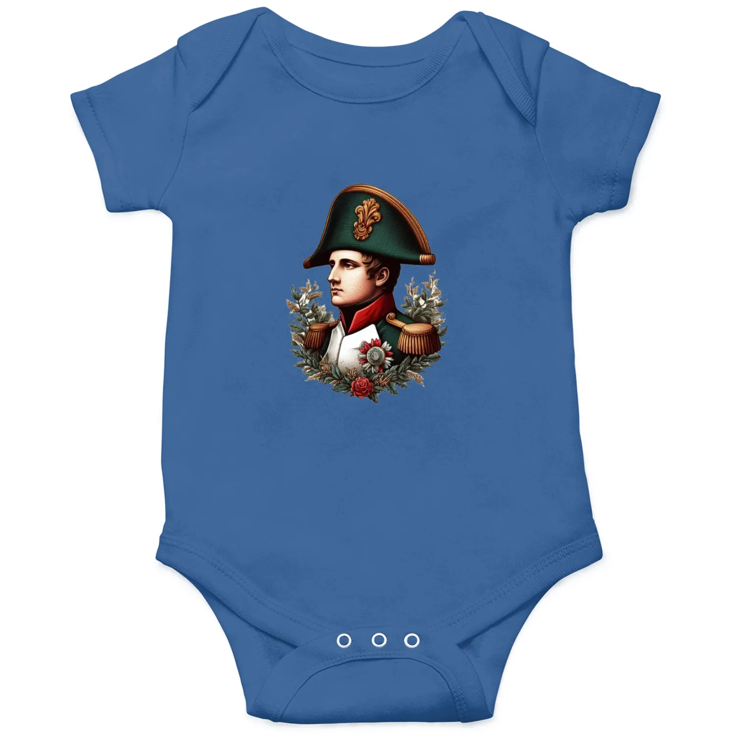 Emperor Napoleon Illustration - Military Genius Onesies