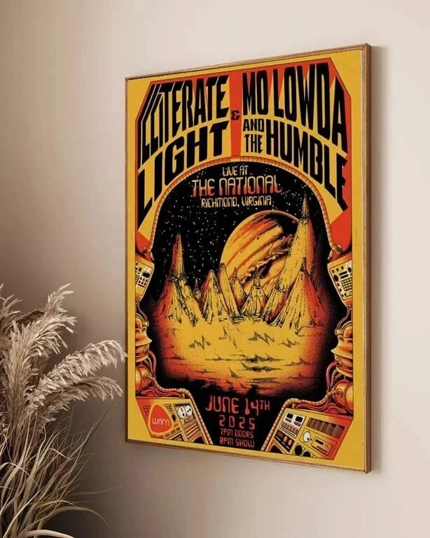 Illiterate Light The National Richmond, VA June 14 2025 Tour Poster