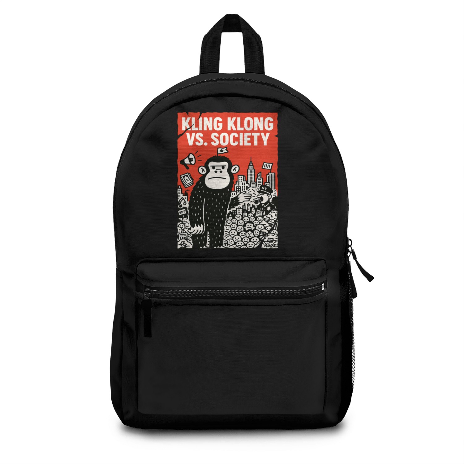 Kling Klong vs. Society – Protest Ape Backpacks