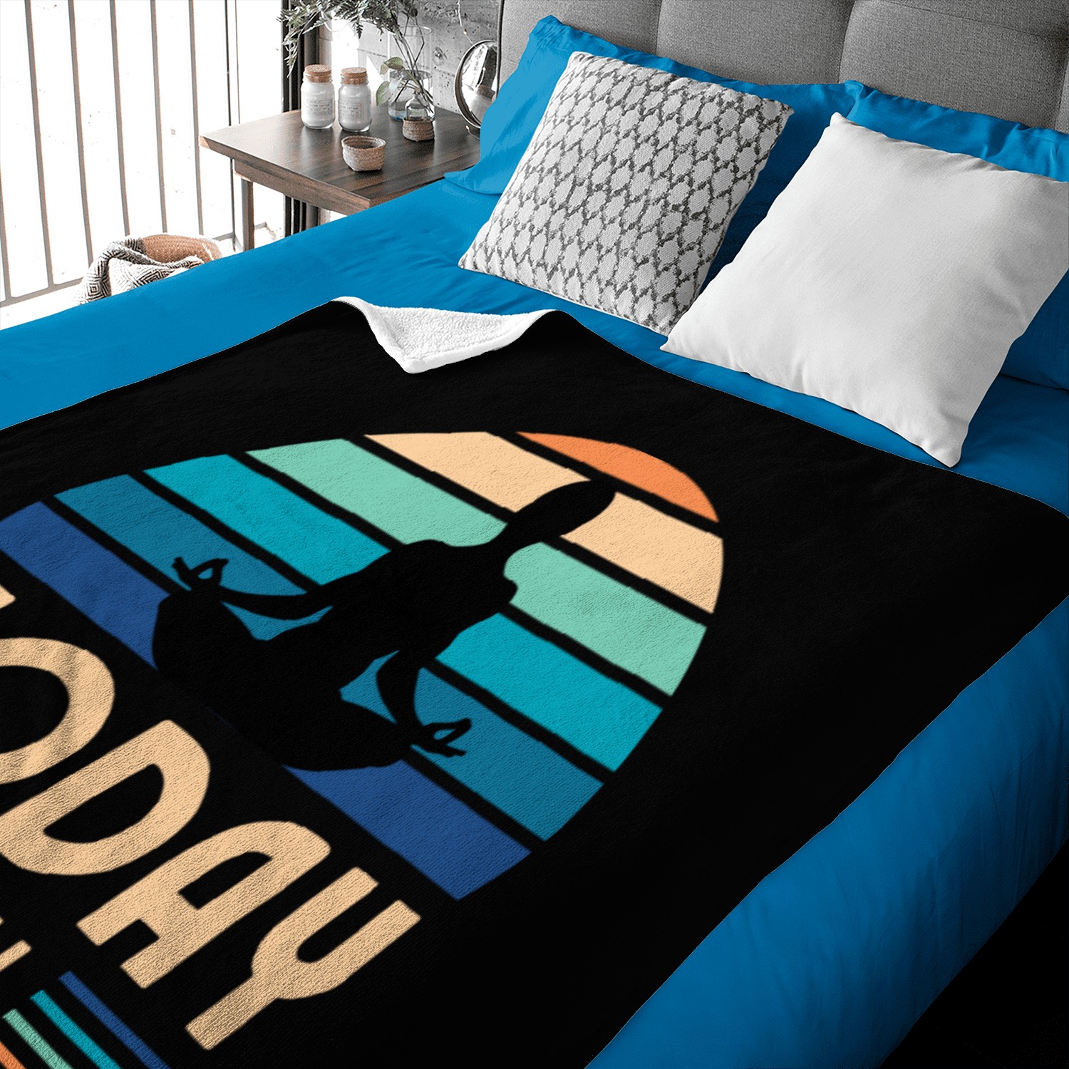 Today I Will: Motivational and Empowering Design Baby Blankets