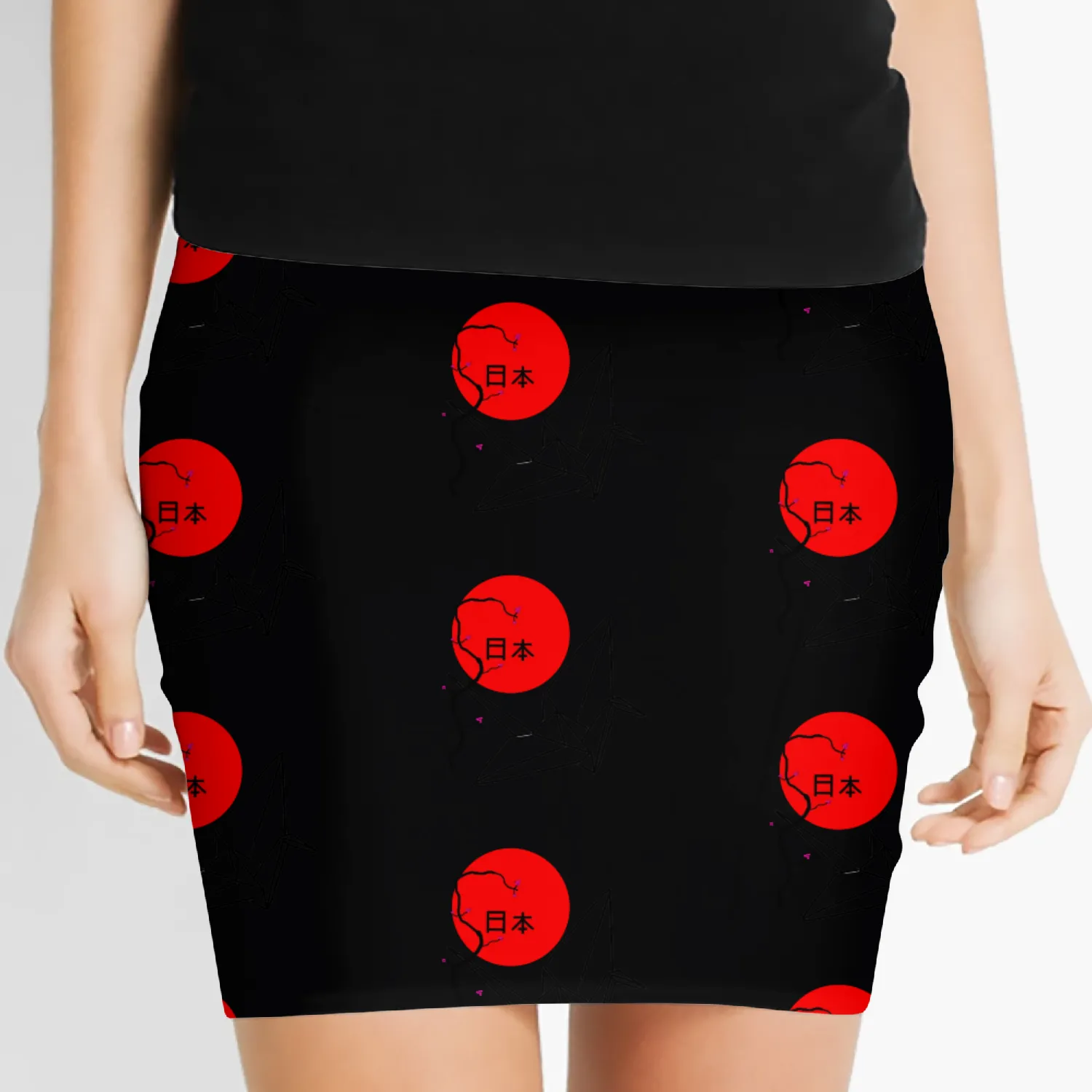 japan Origami Women's Mini Skirts