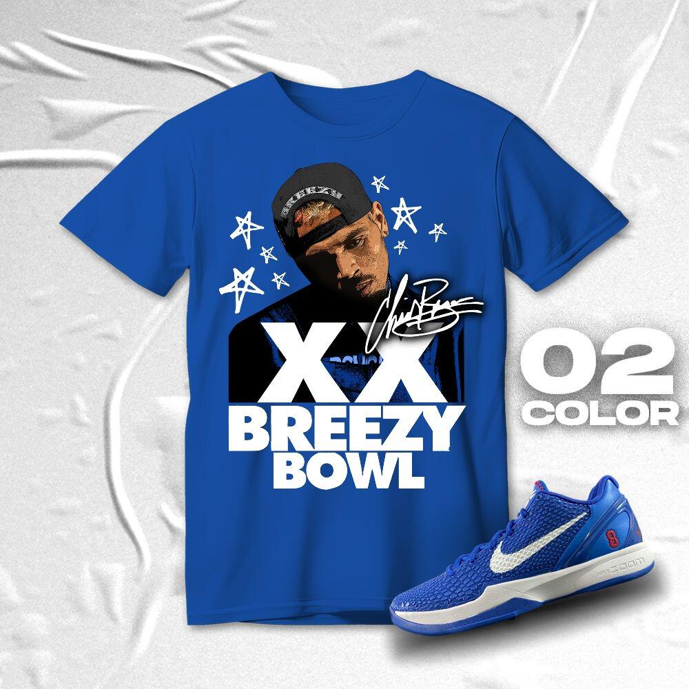 Breezy Bowl XX T-shirt, Chris Brown 2025 Concert Merch
