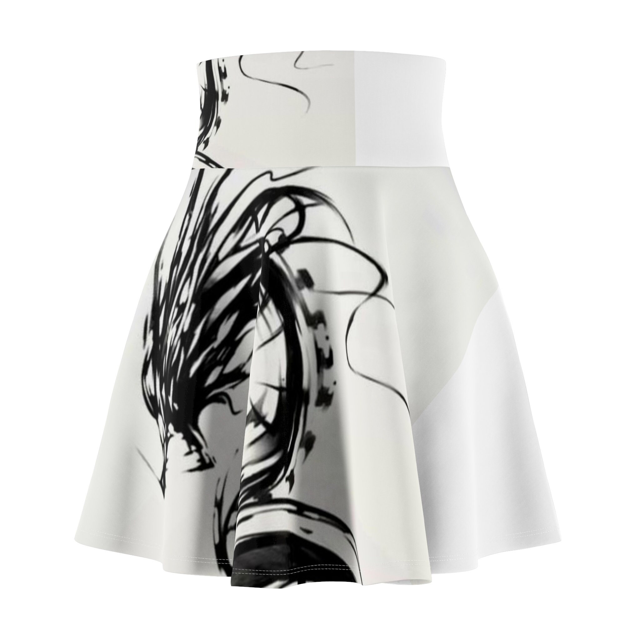 Women's Dragon Graphic Skater Skirt