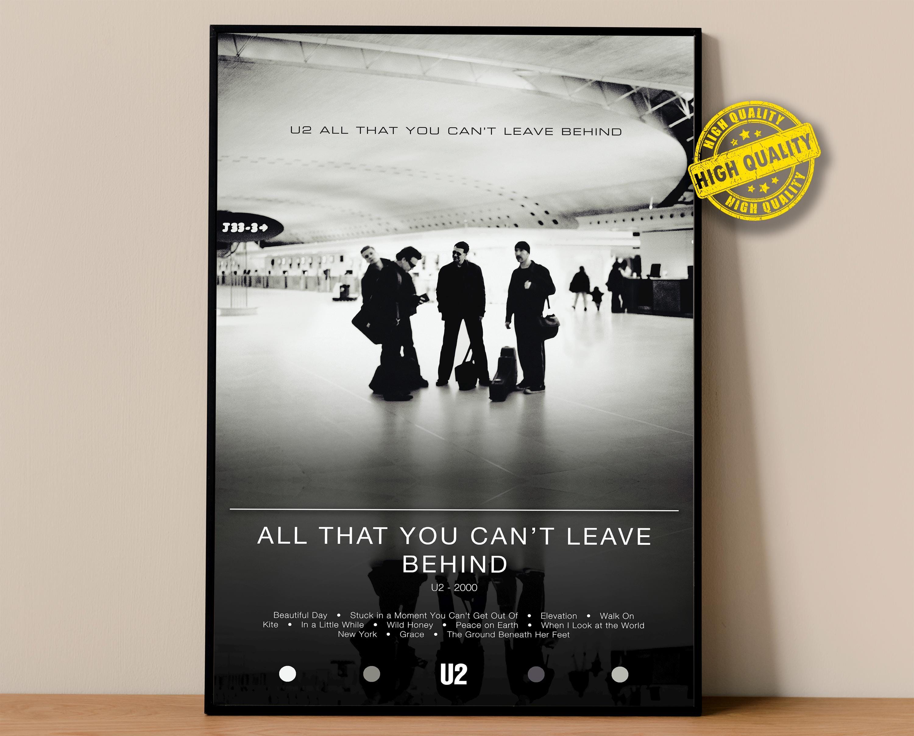 U2 Poster | All That You Can't Leave Behind Poster | Album Poster Prints