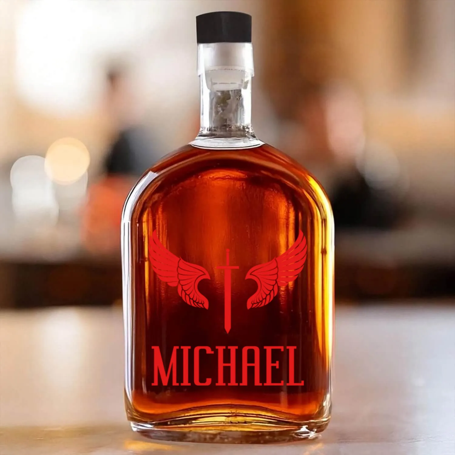 The Archangel St. Michael Whiskey Bottles