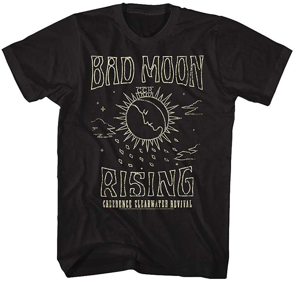 Creedence Clearwater Revival American Rock Band Bad Moon Rising T-Shirt