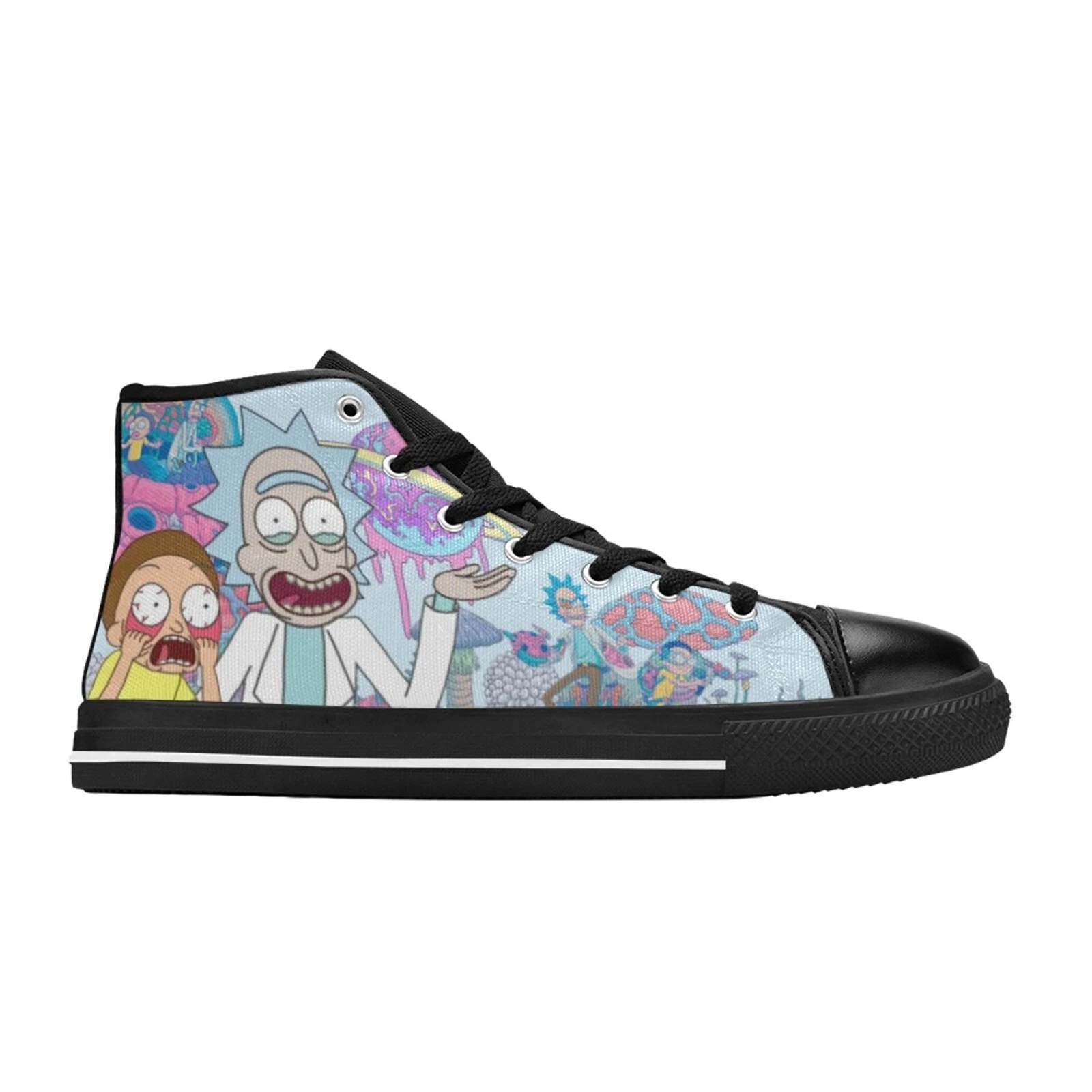 Rick & Rickandmorty High Top Canvas Shoes