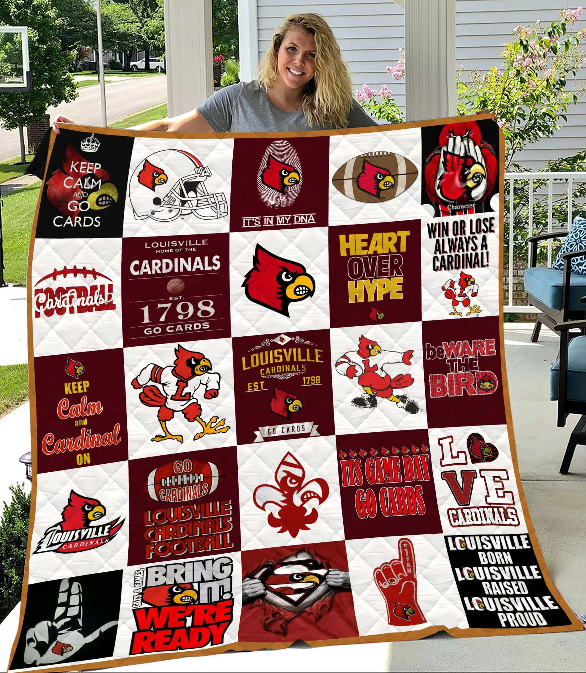 Louisville Cardinals Quilt