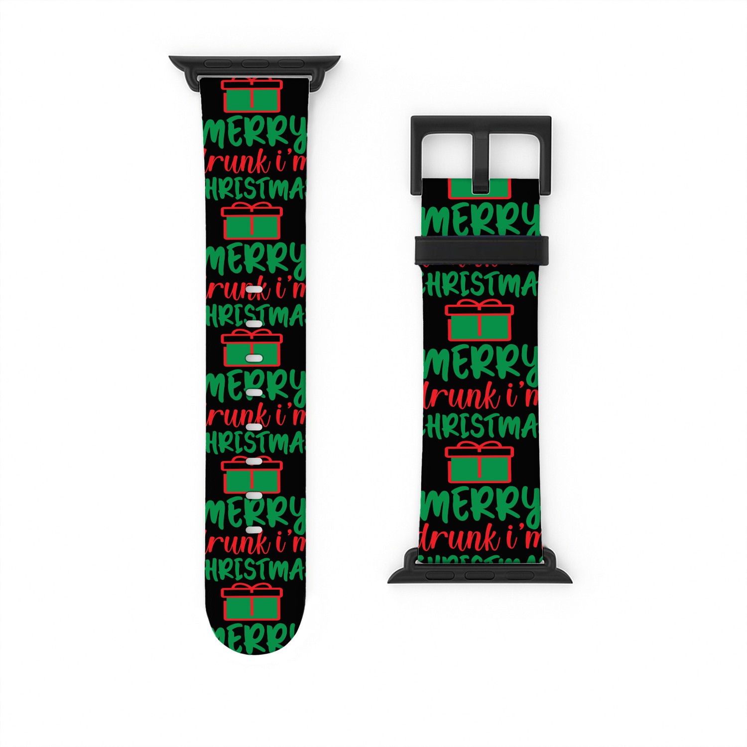 Merry Drunk I m Christmas Watch Bands For Apple Watch