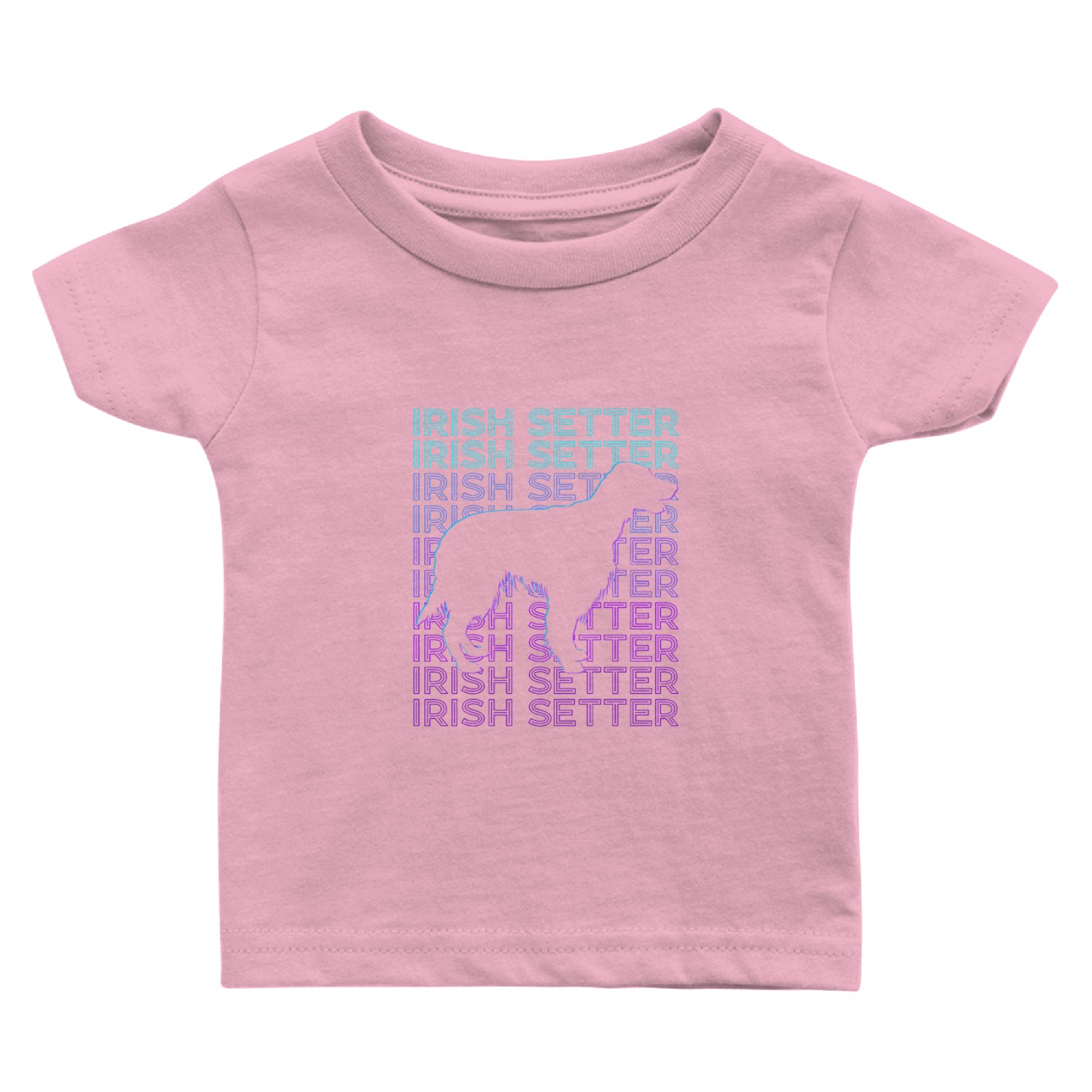 Irish Setter Dog Retro Baby T Shirts