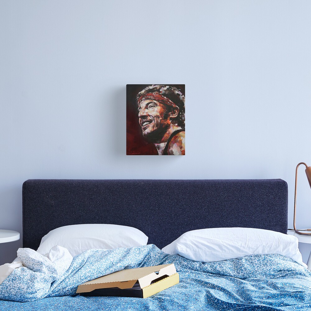 Bruce Springsteen painting Canvas Print