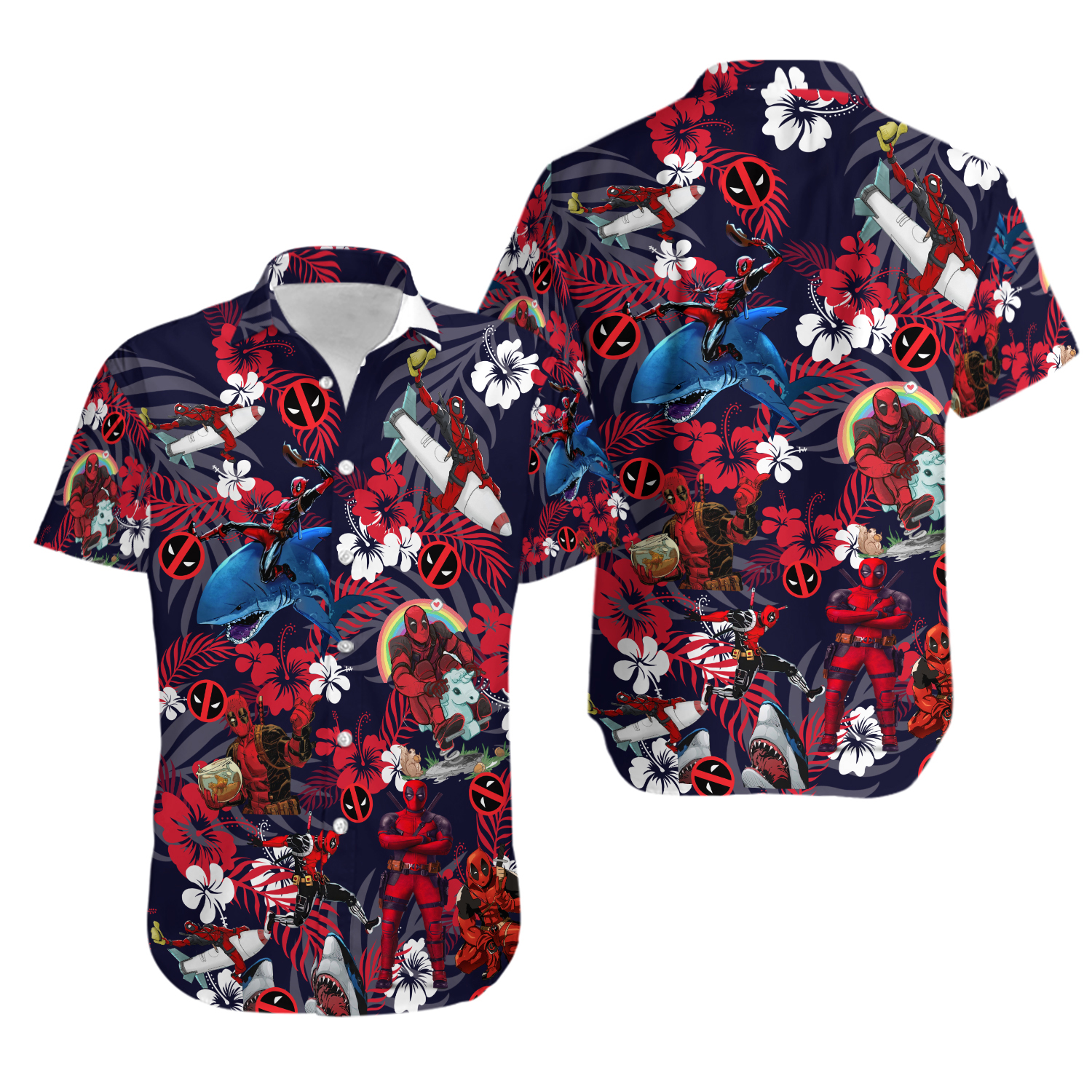 Deadpool Hawaiian Shirt, Deadpool Shirt