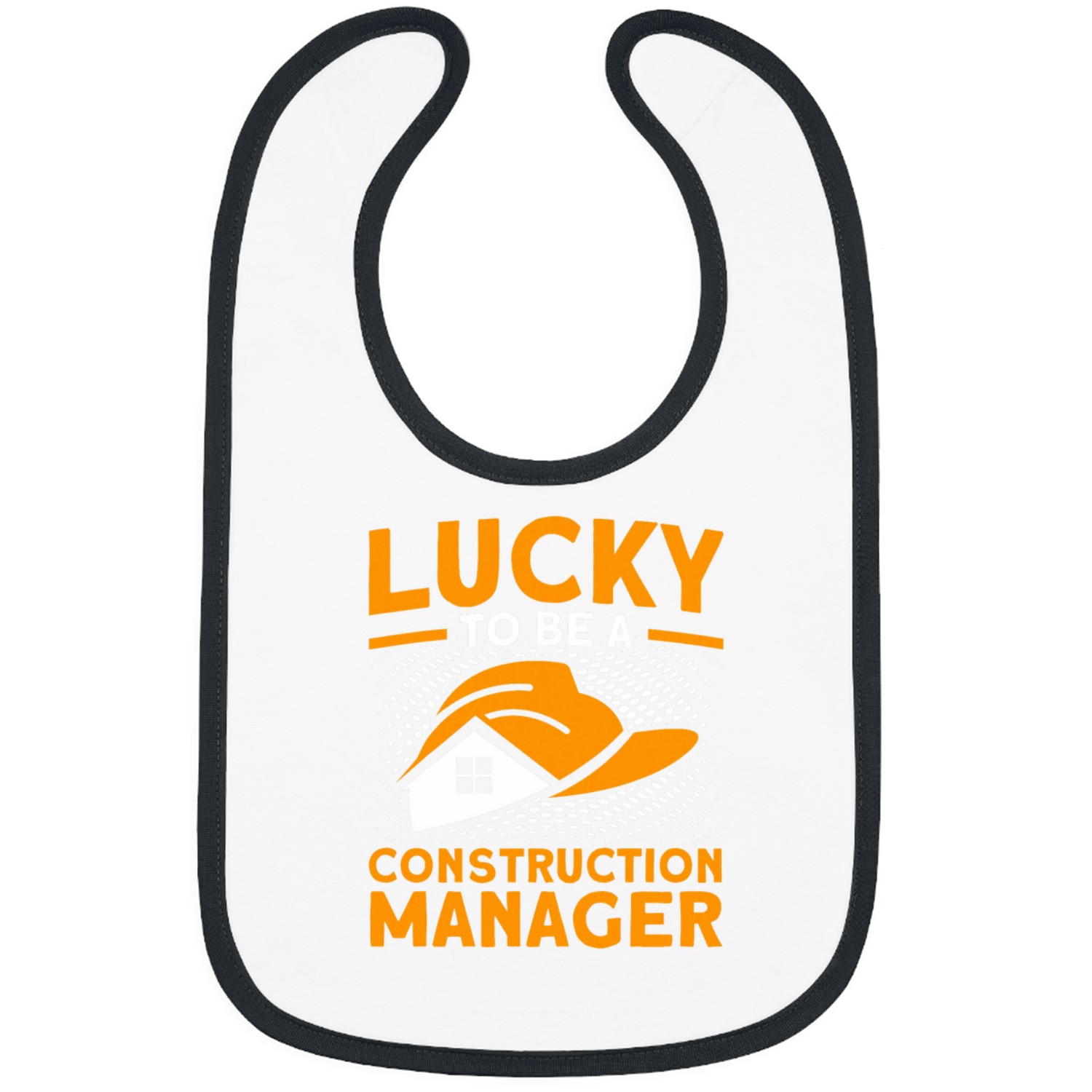 Lucky To Be A Construction Manager Builders Supervisor Bibs