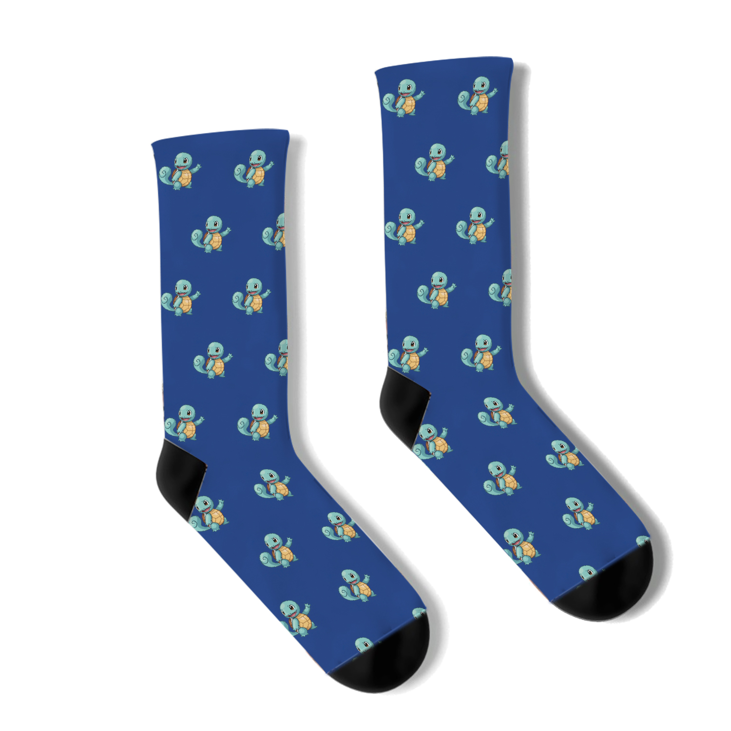 Squirtle Retro Socks, PKM Socks, Video Game Socks, Socks for Kids, Socks for Him, Socks for Her