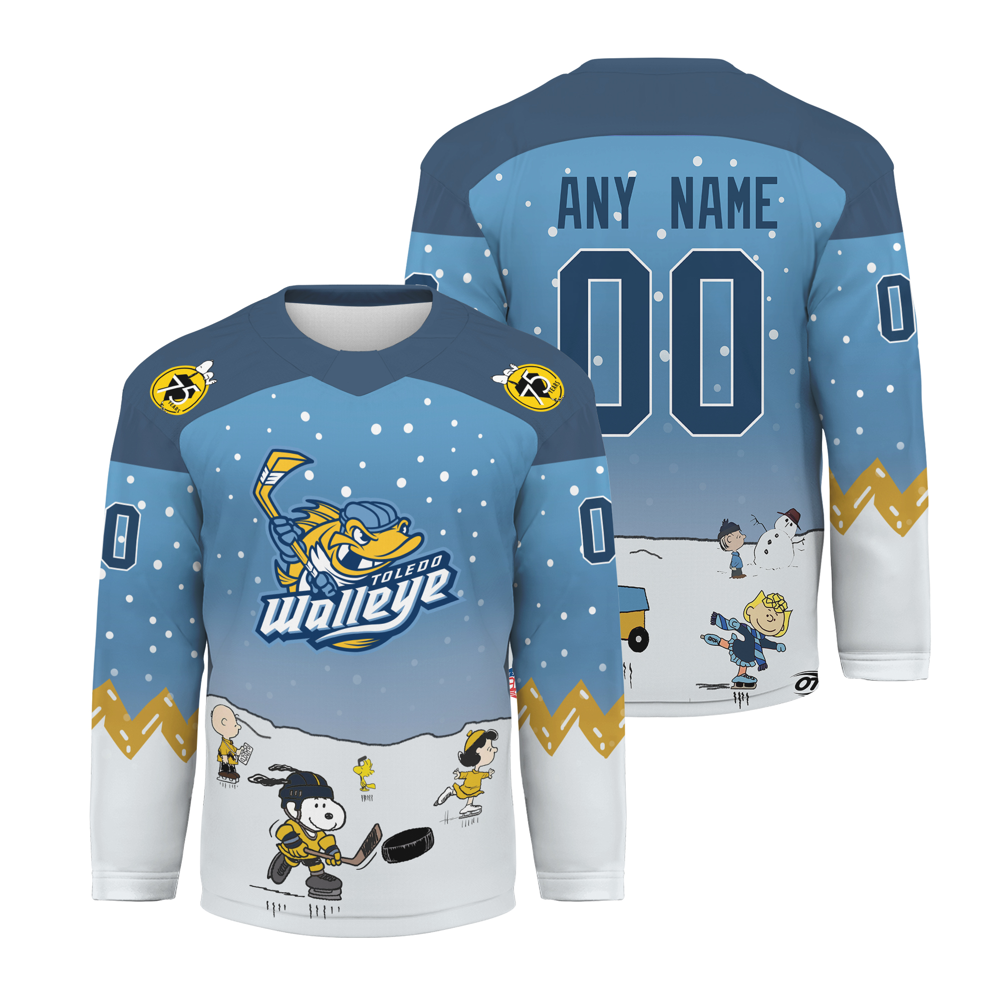 Personalized Toledo Walleye Limited Edition Hockey Jersey 3D All Printed