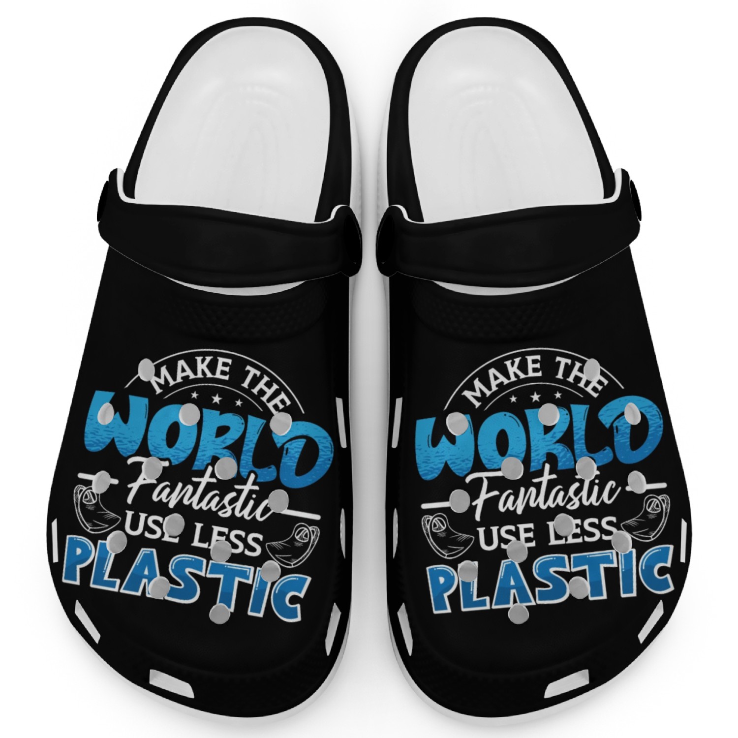Climate Change Make The World Fantastic Awareness Clogs
