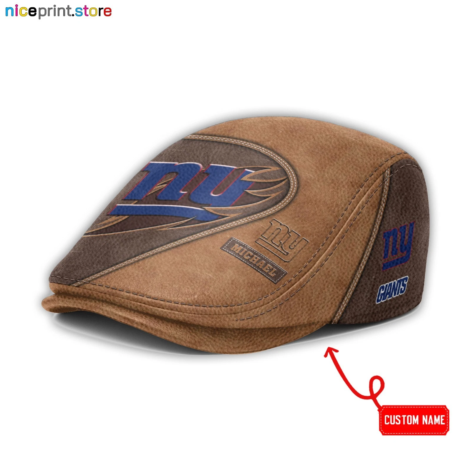 Cap New York Team Giants Jeff Cap football Newsboy Cap Golf Cap football Flat Cap