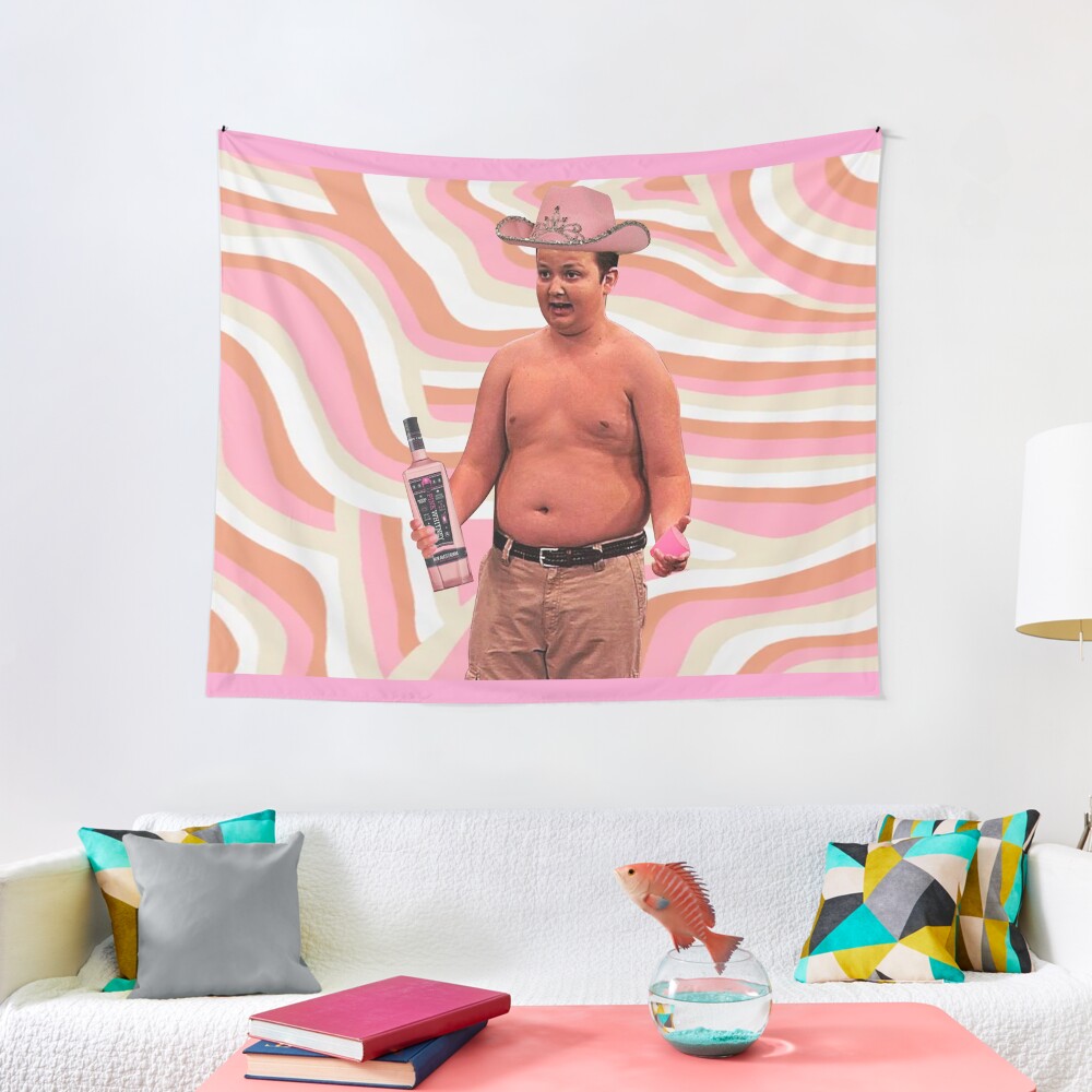 gibby pink whitney Tapestry