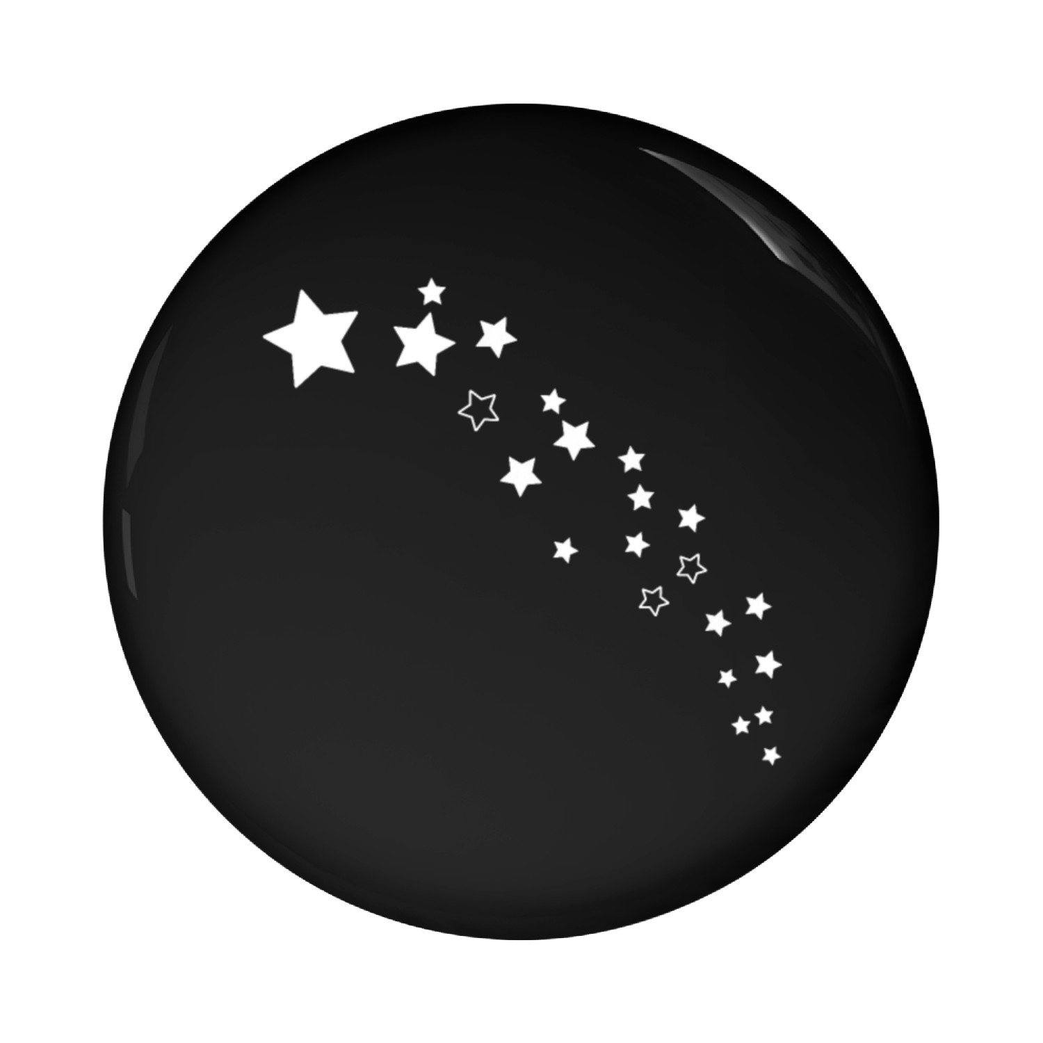 Shooting star star Pin Buttons