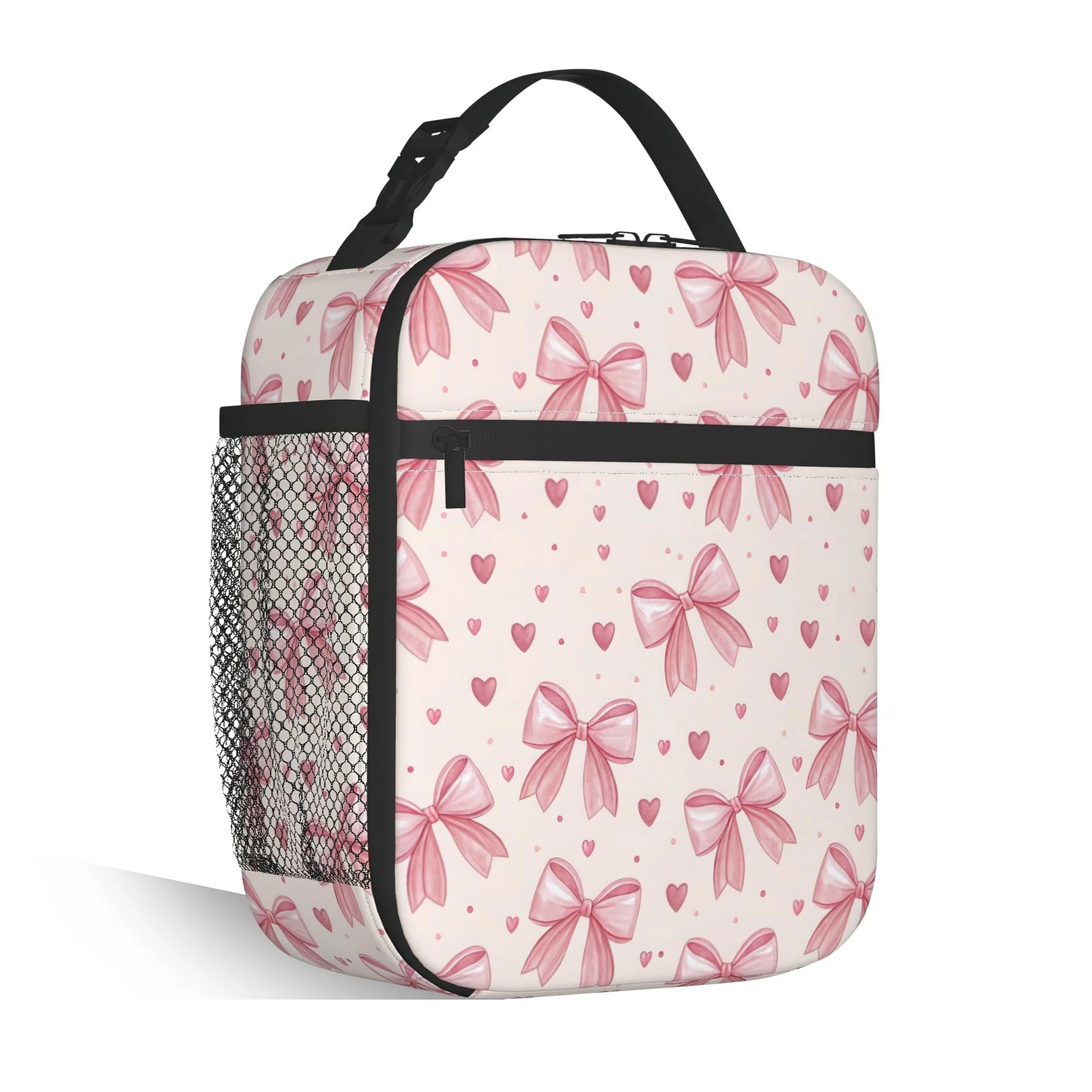Cute Bows School Lunch Bag for Kids